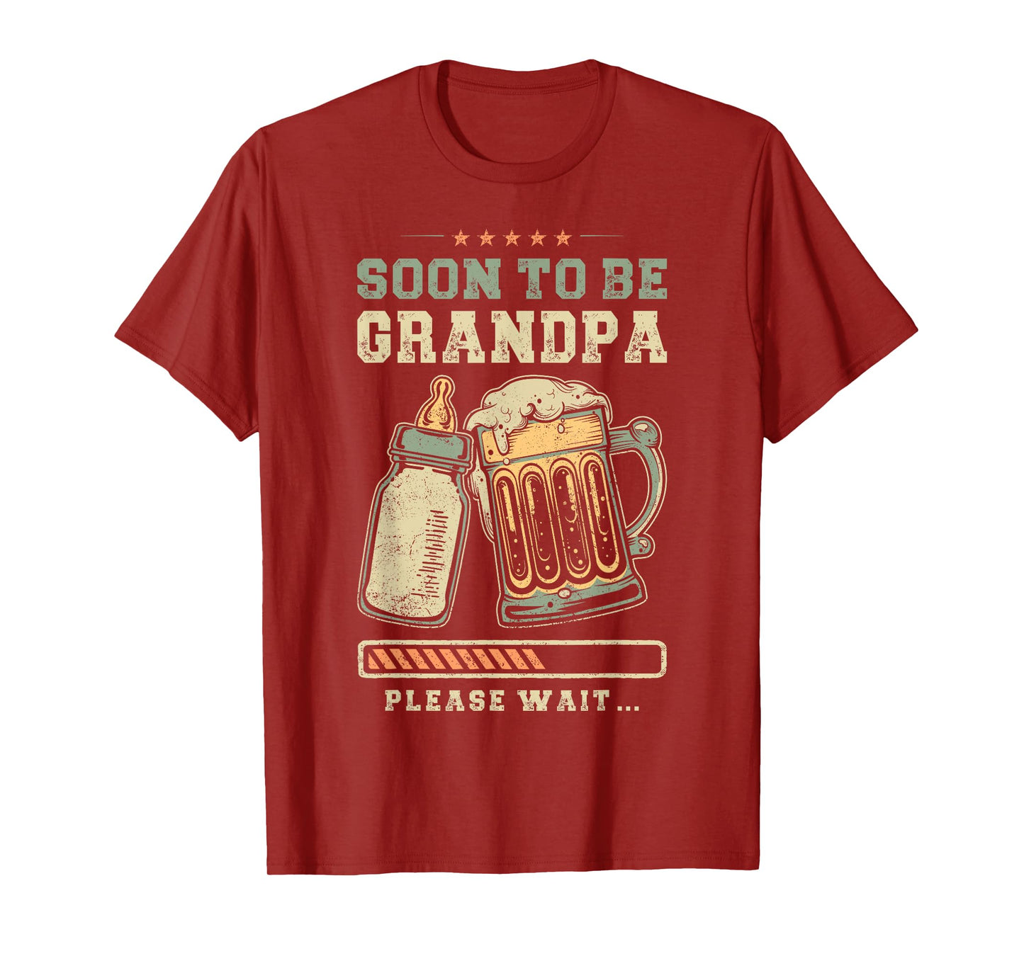 Soon To Be Grandpa, Baby Announcement, Expecting Grandfather T-Shirt