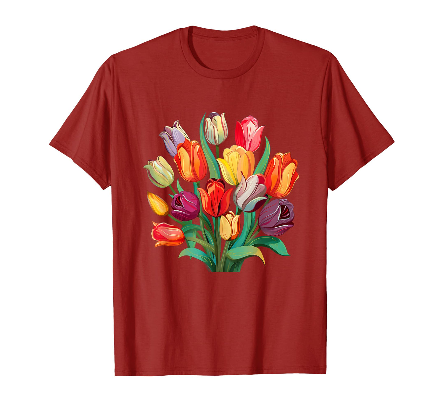 Nice tulip bouquet for flowers and plants lovers T-Shirt