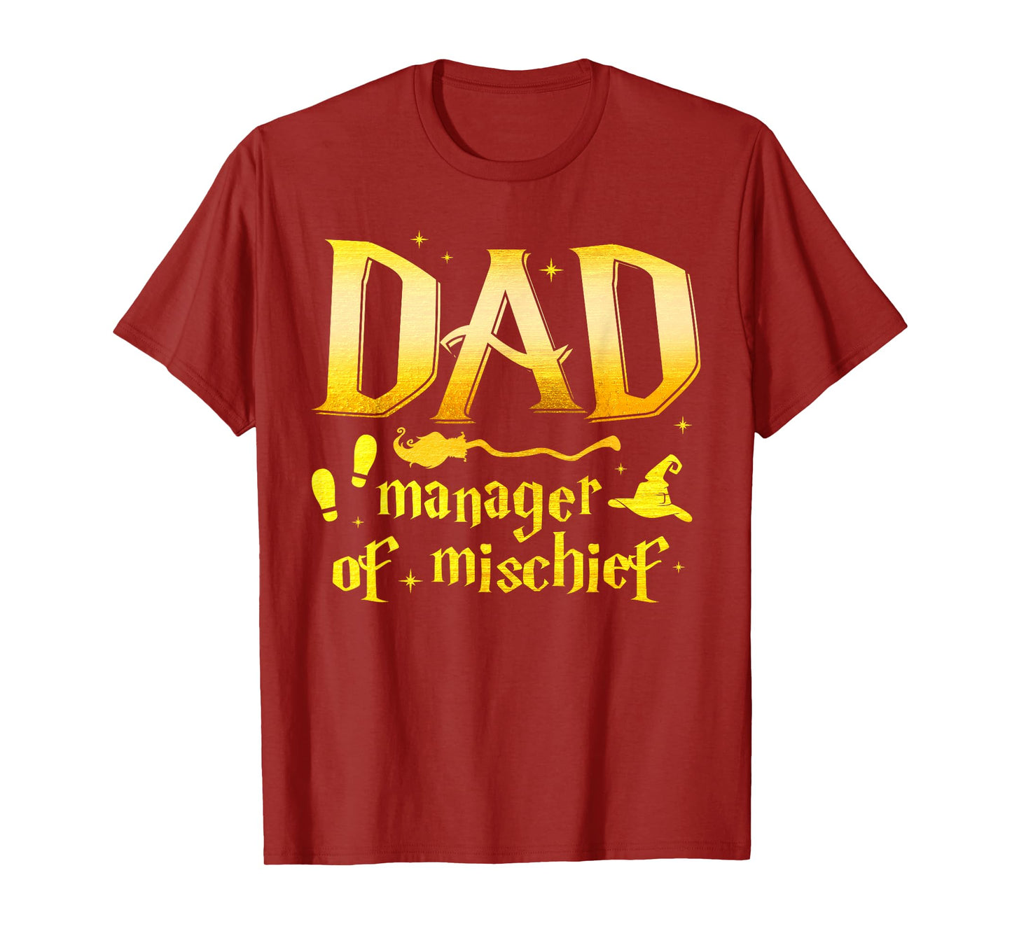 Magical Dad Manager of Mischief Birthday Family Matching T-Shirt