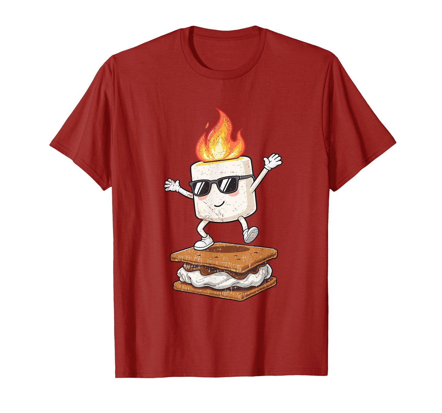 Camping Smore Marshmallow Chocolate Cute Dance Camper T-Shirt