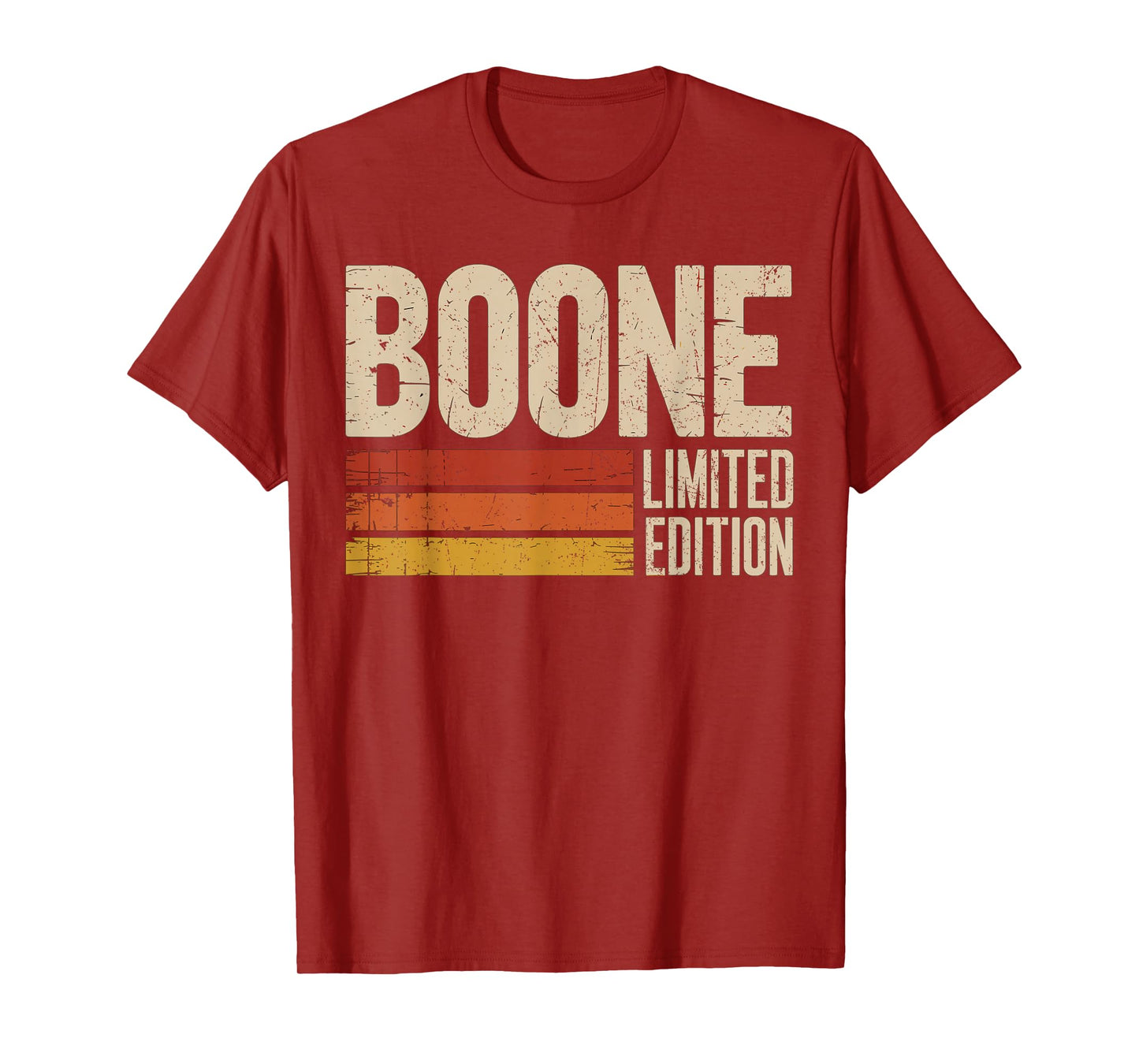 Boone Family Name I Love Boone Personalized Vintage T-Shirt