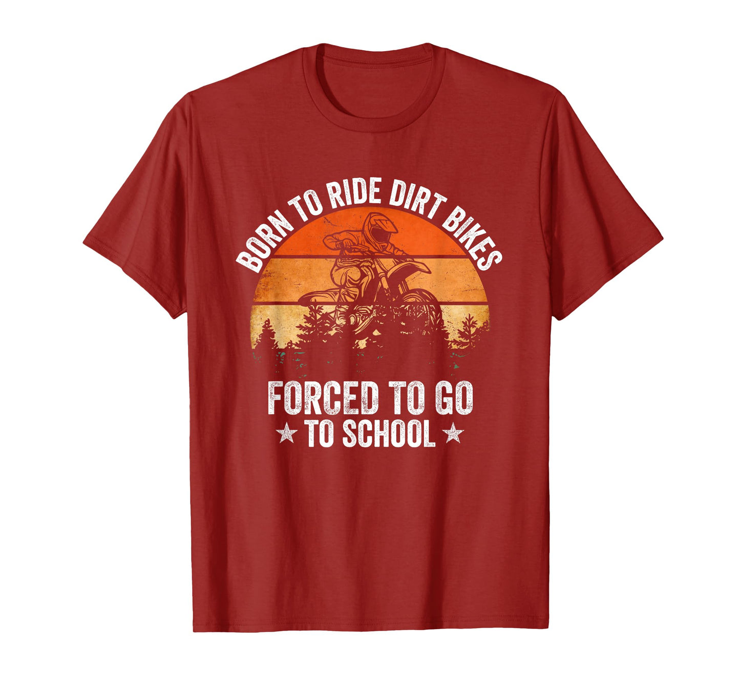 Funny Dirt Bike Art for Boys Girls Motocross Dirt Bike Rider T-Shirt