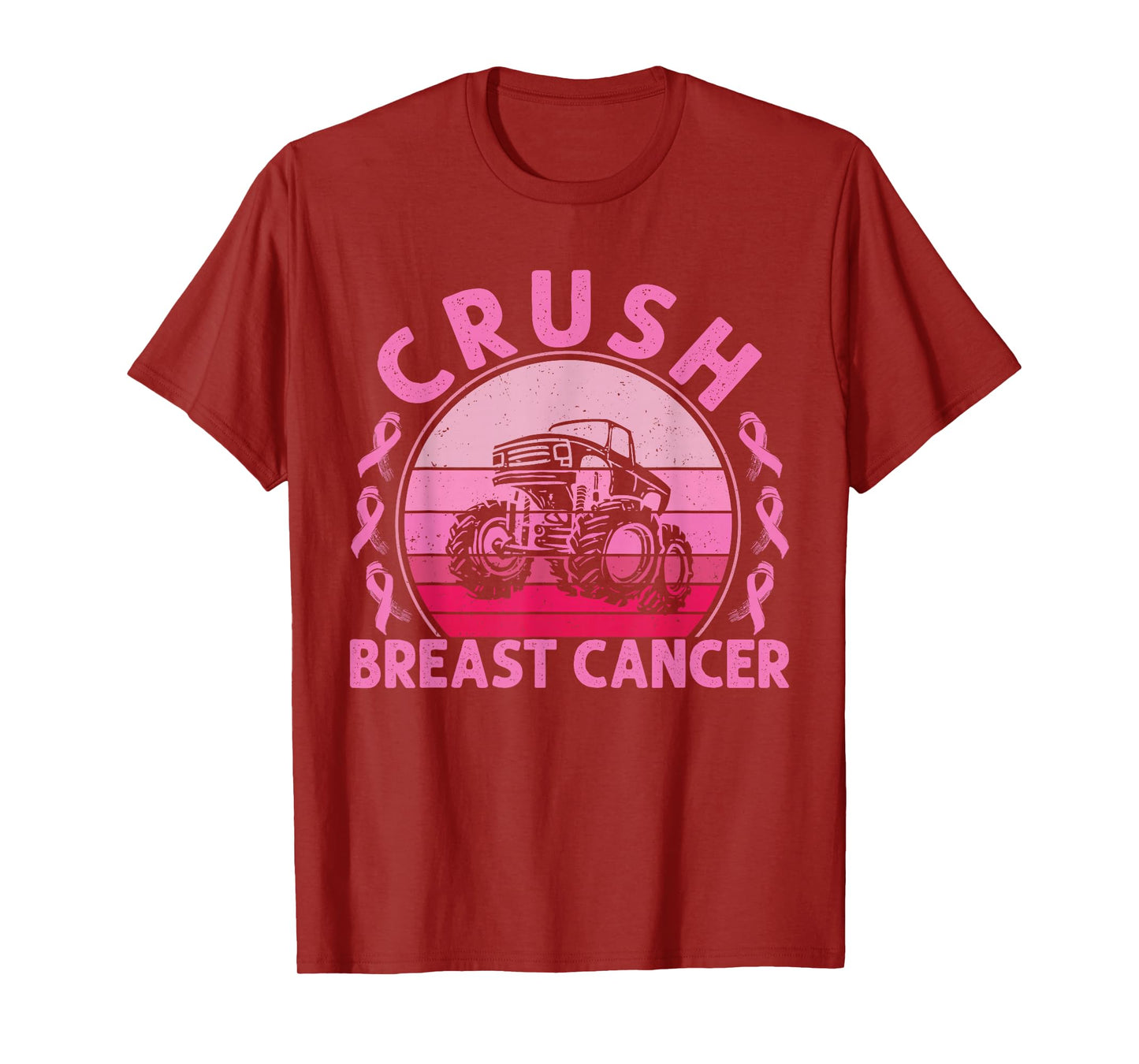 Crush Breast Cancer Awareness Women Men Boys T-Shirt
