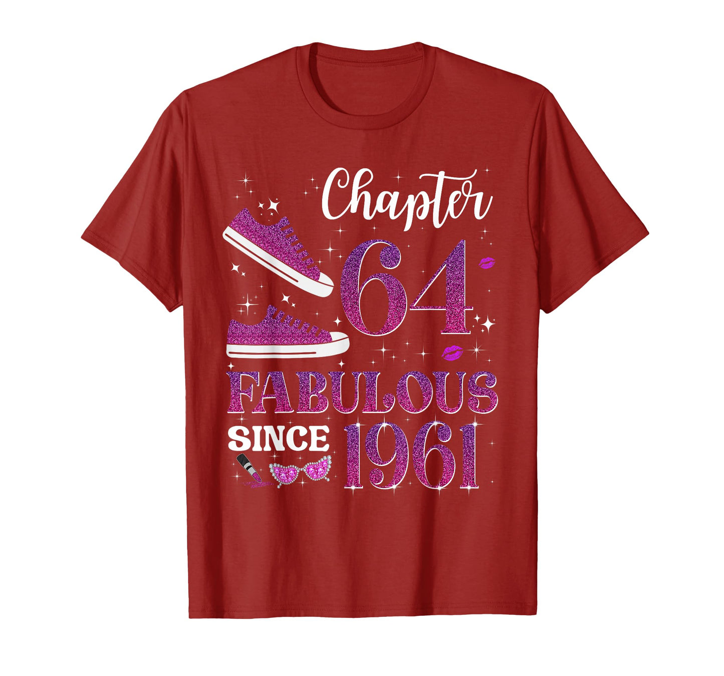 Chapter 64 Fabulous Since 1961 64th Birthday Girl Lady T-Shirt