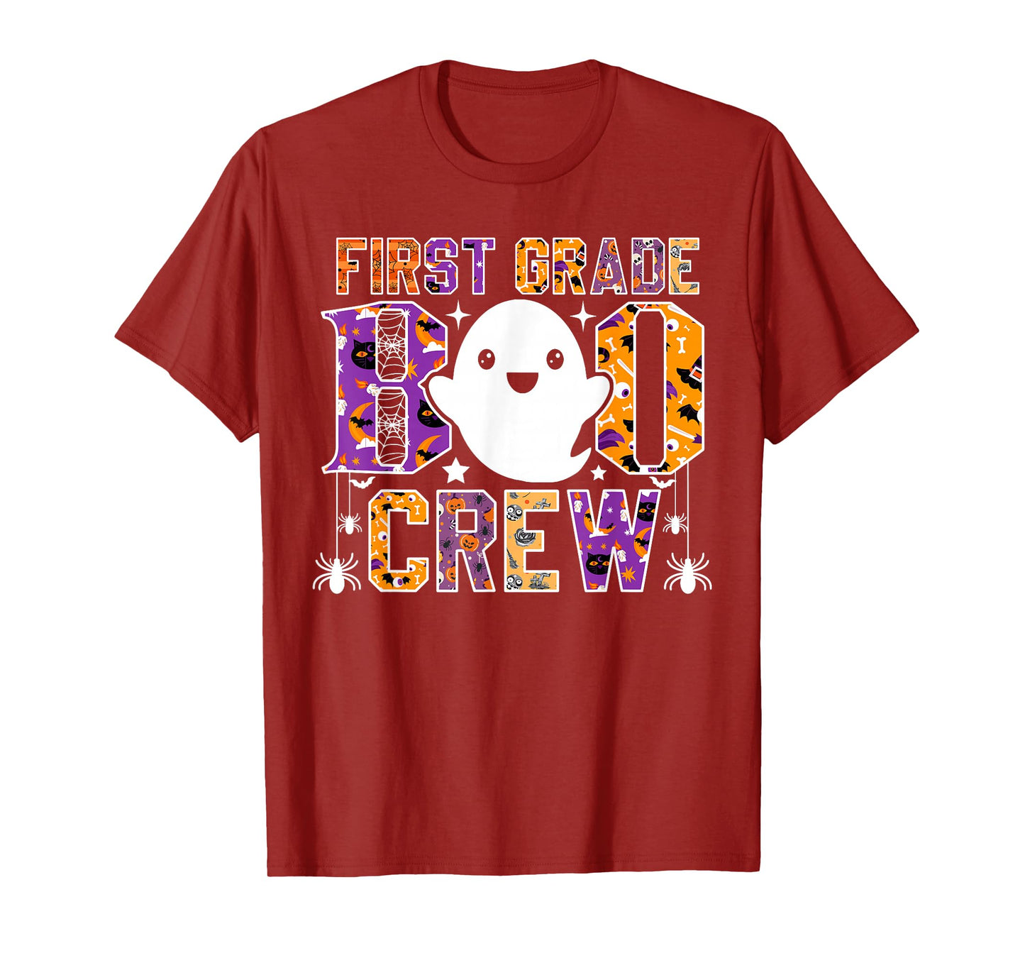 First Grade Boo Crew Teacher Student Halloween Costume T-Shirt