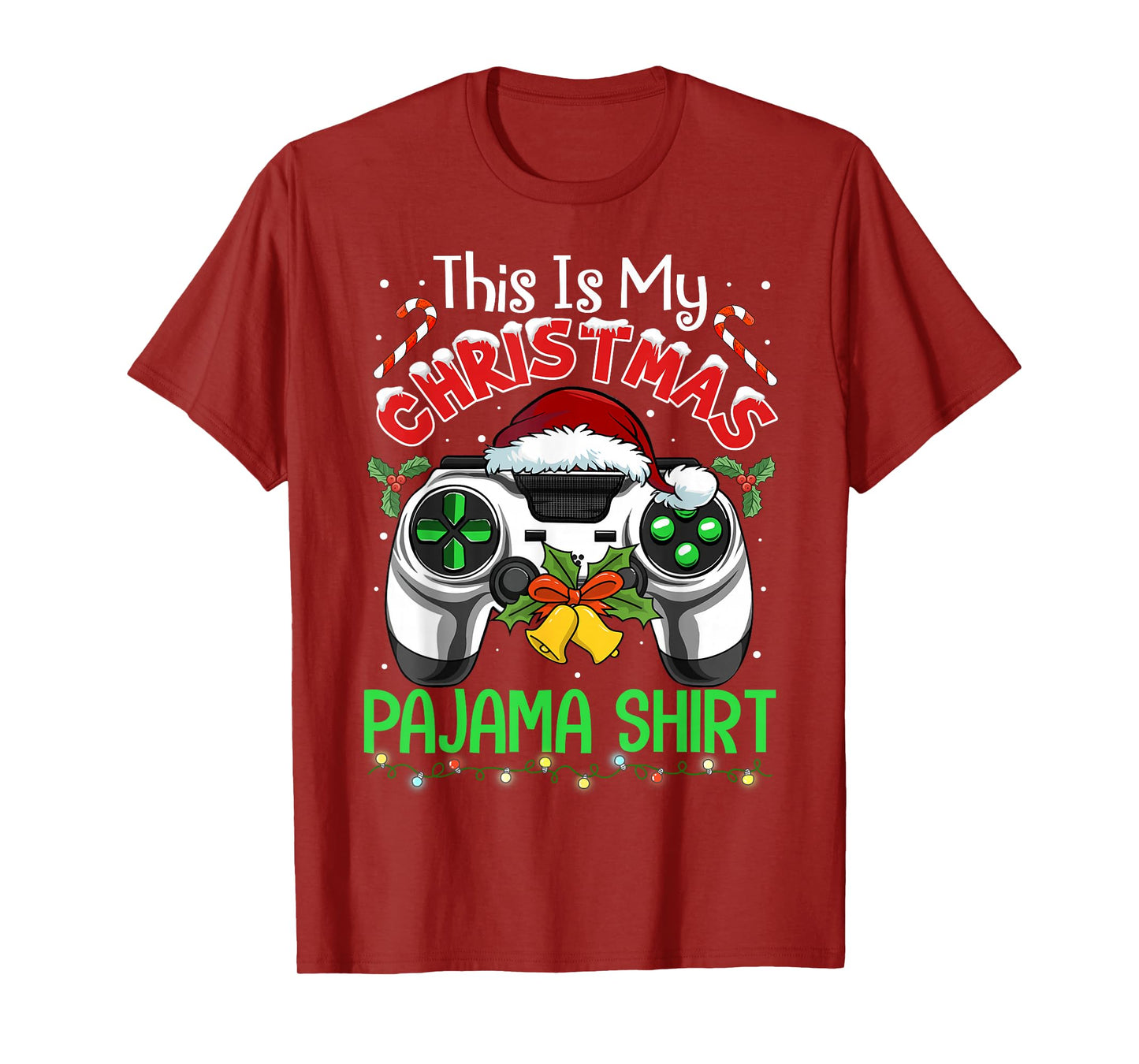 This is My Christmas Pajama Gamer Video Game Boys Kids T-Shirt