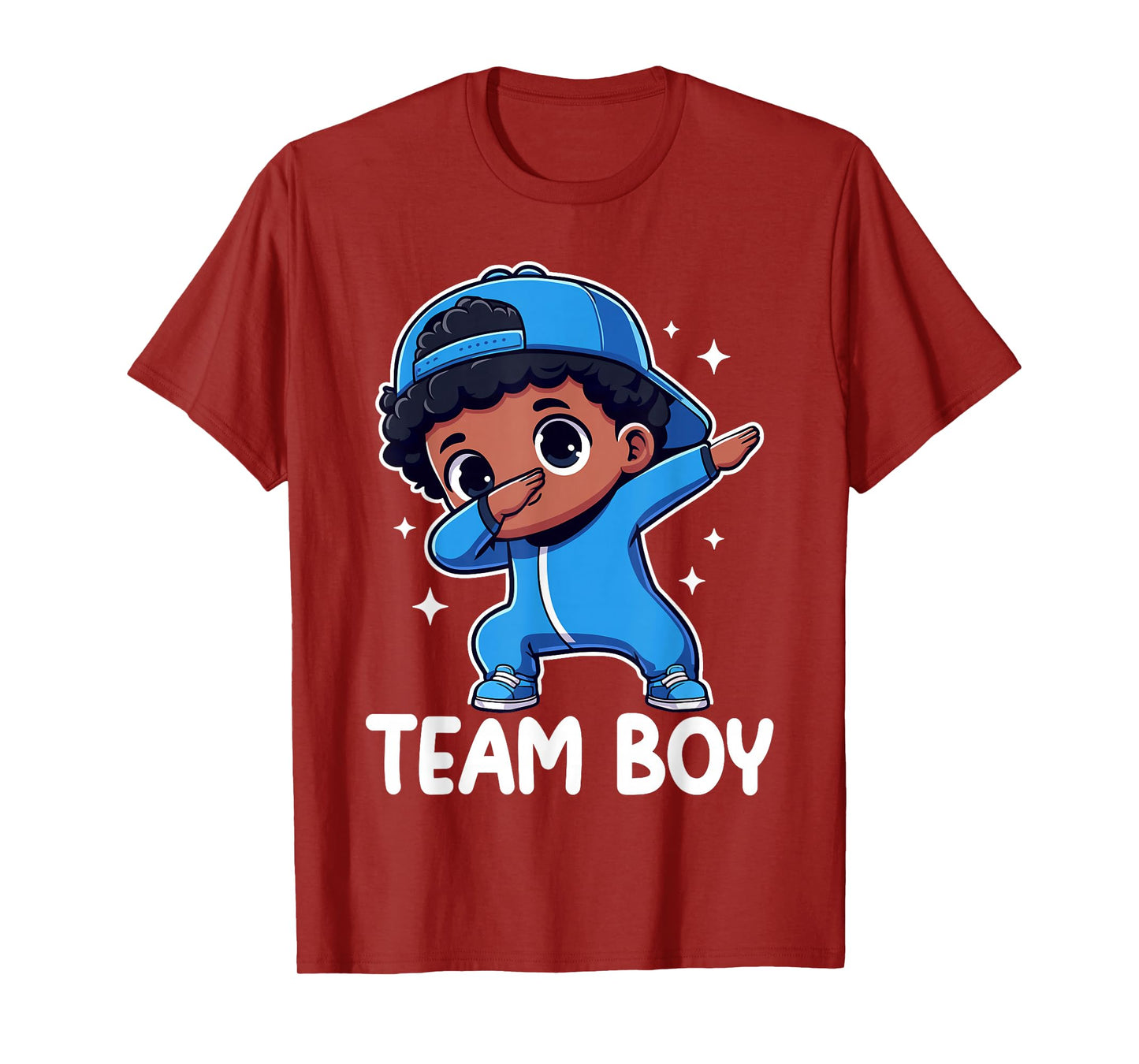 Gender Reveal Party Team Boy Baby Dabbing Announcement T-Shirt