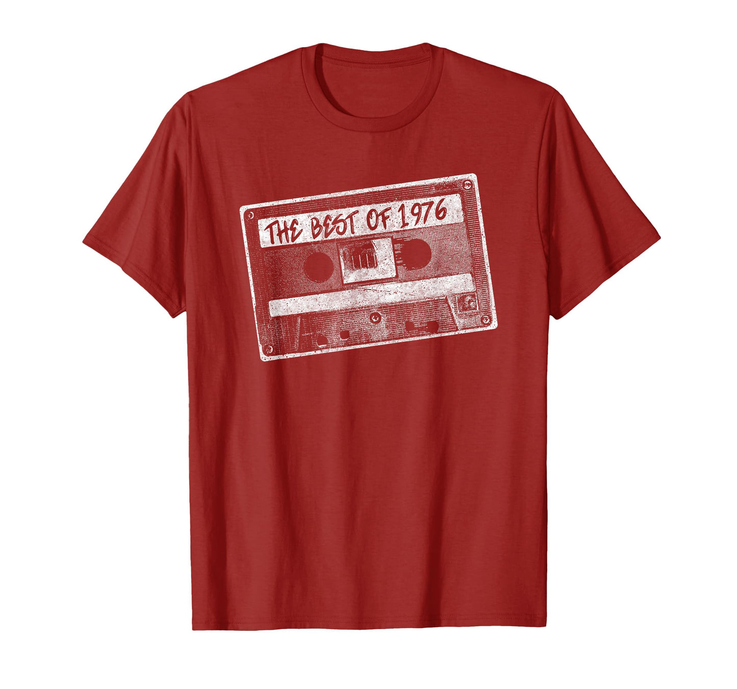 Vintage Cassette Tape Shirt Best of 1976 Born Birthday Gift T-Shirt