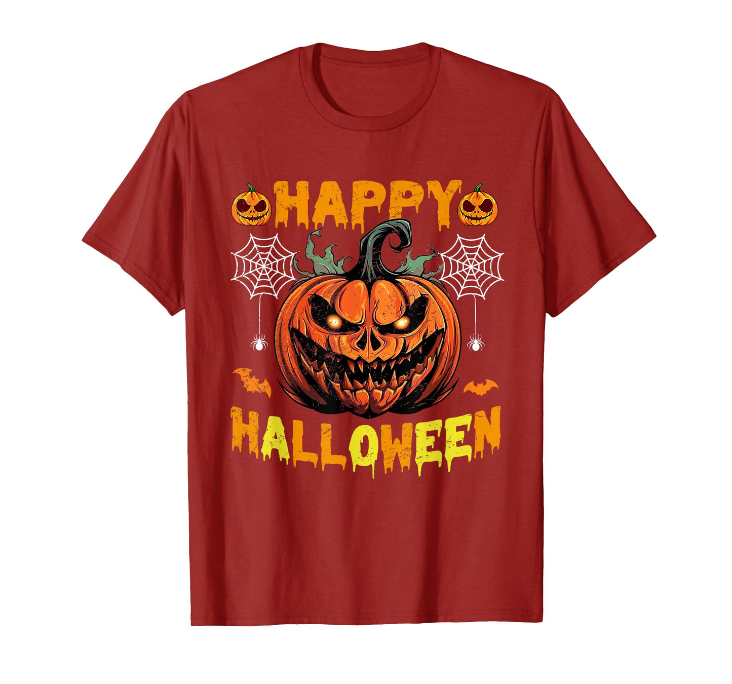 Funny Halloween Trick Or Treat Pumpkin Happy Halloween 2025 T-Shirt