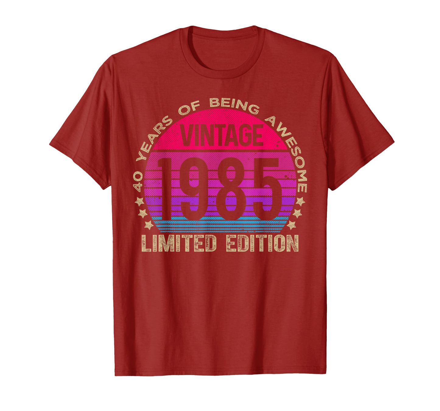 40 Year Old Gifts Limited Edition 40th Birthday Women T-Shirt