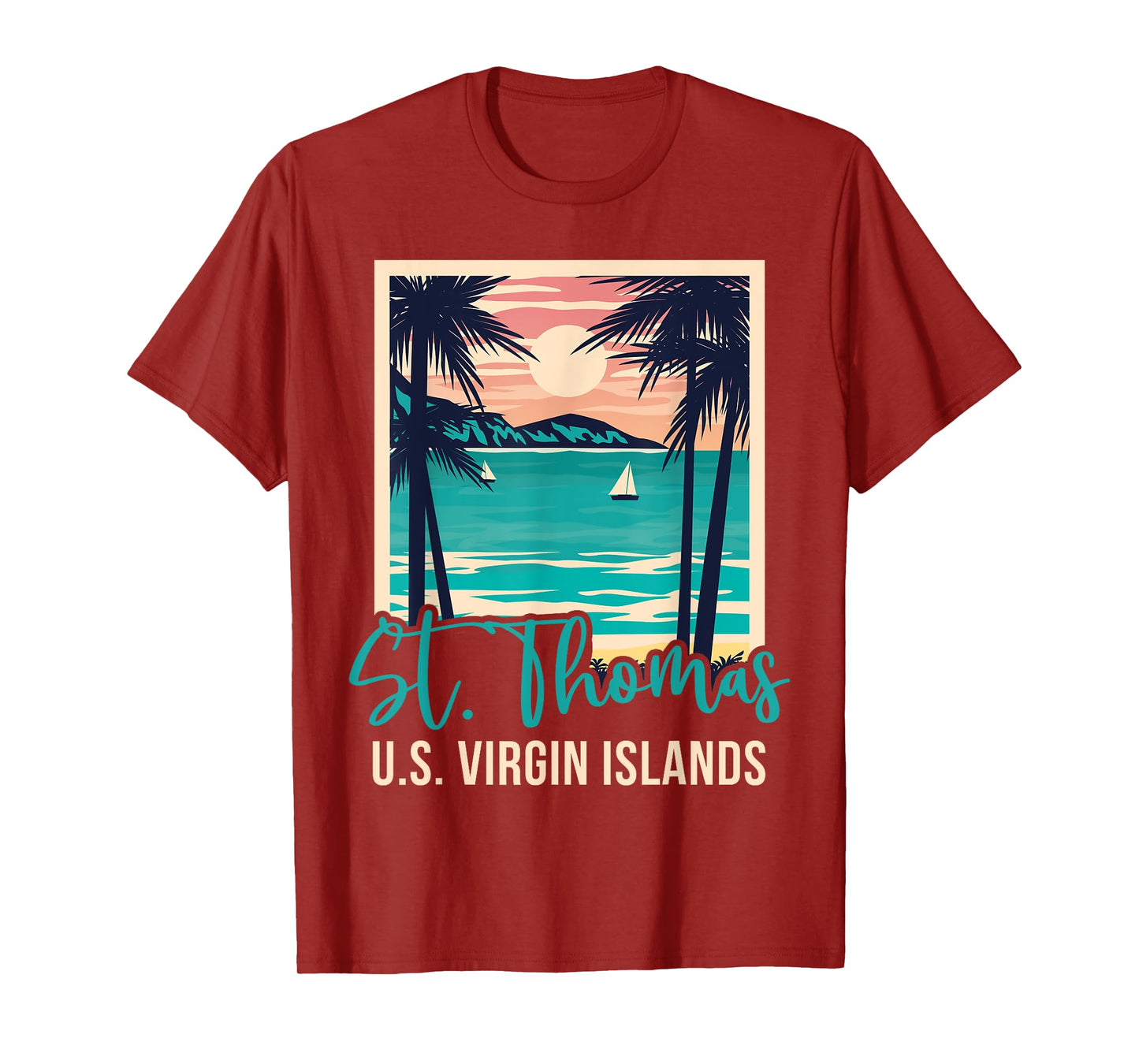 St. Thomas US Virgin Islands Vacation Souvenir T-Shirt