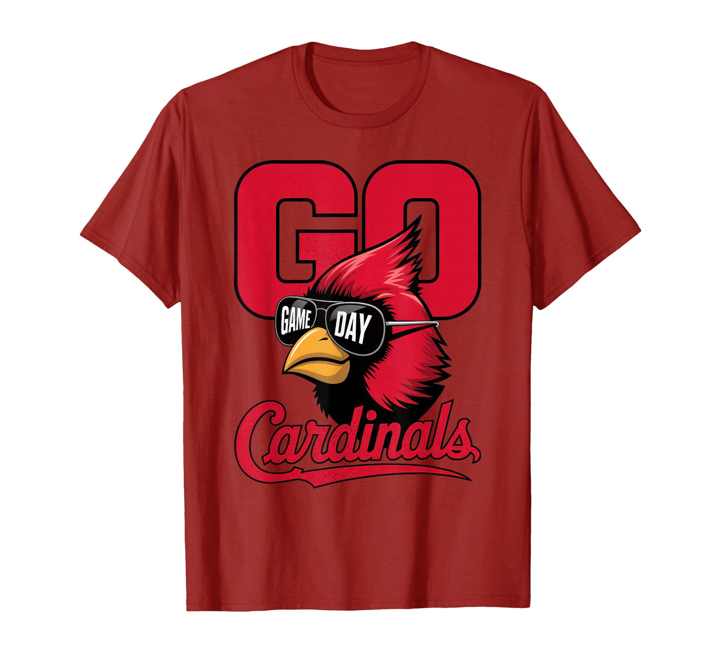 Retro Go Cardinals Game Day Gifts for Men Women Kid Boy Girl T-Shirt