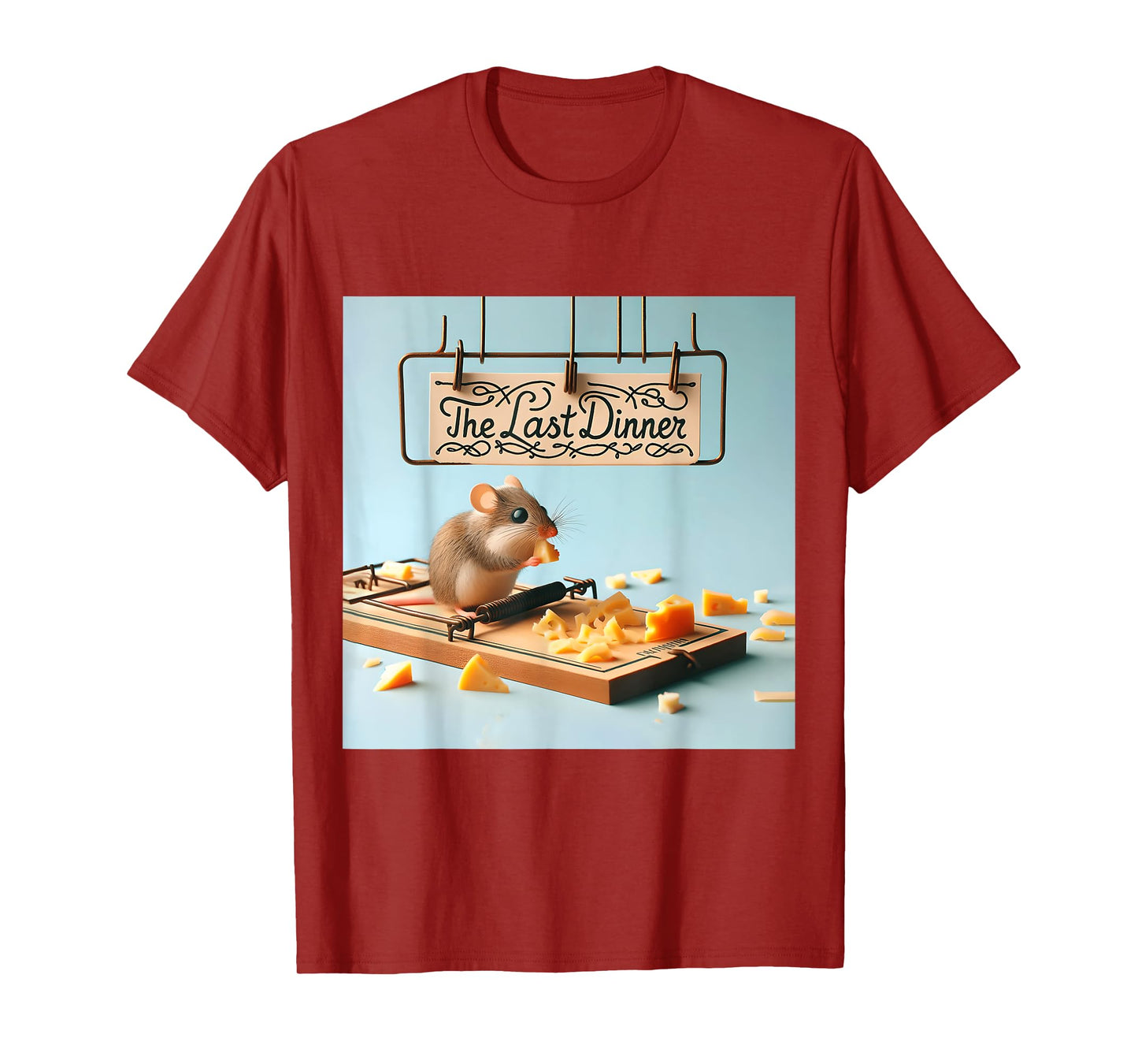 Fantasy Cute Mouse Cheese Mousetrap T-Shirt