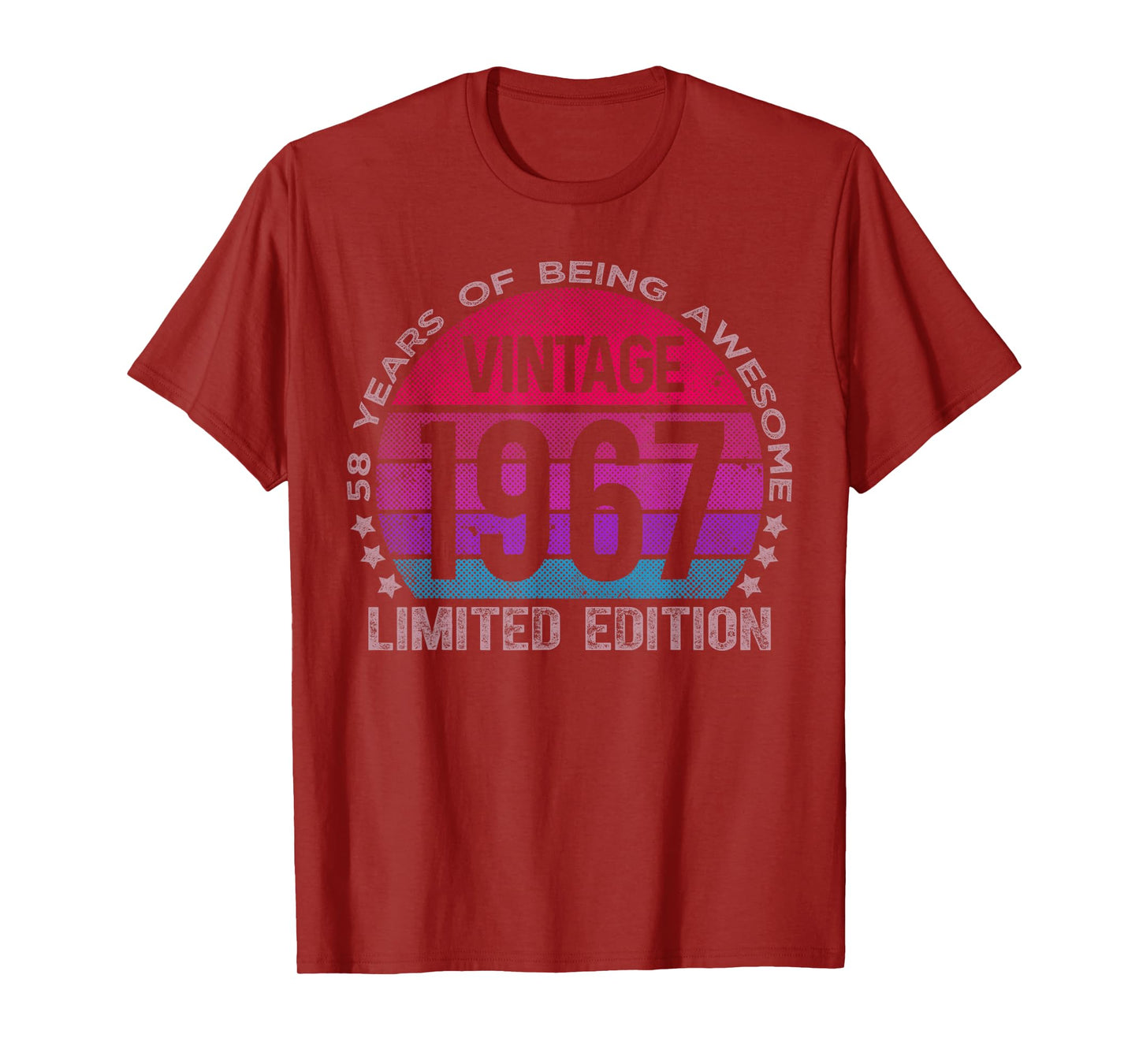 58 Year Old Gifts Limited Edition 58th Birthday Women T-Shirt