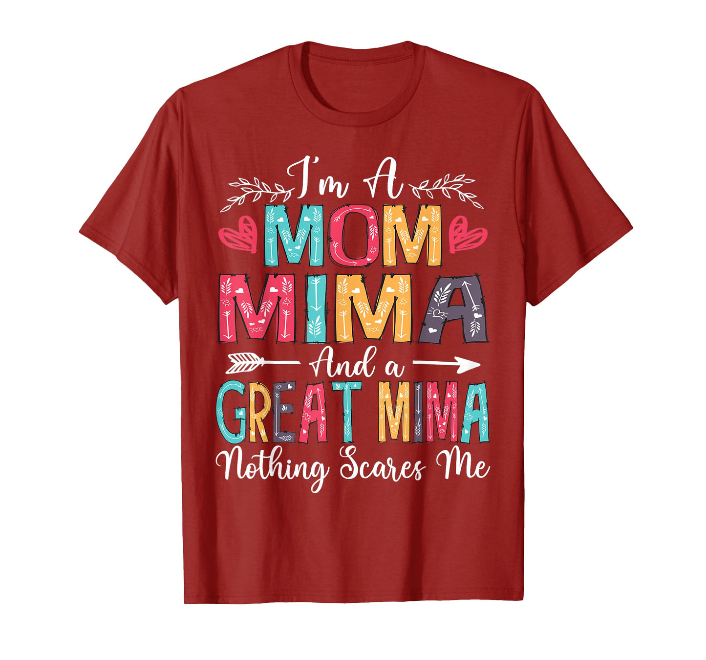 I'm A Mom Mima And Great Mima Mother's Day 2025 T-Shirt