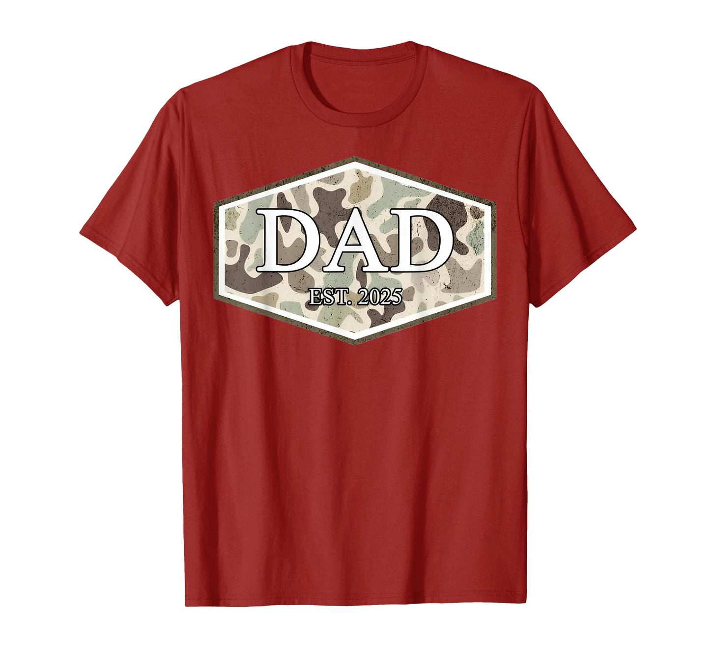 Camo Dad, Retro Camouflage Daddy Father's Day T-Shirt