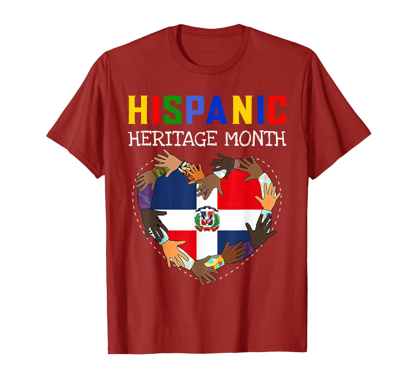 Hispanic Heritage Month Dominican Kids Boys Girls T-Shirt