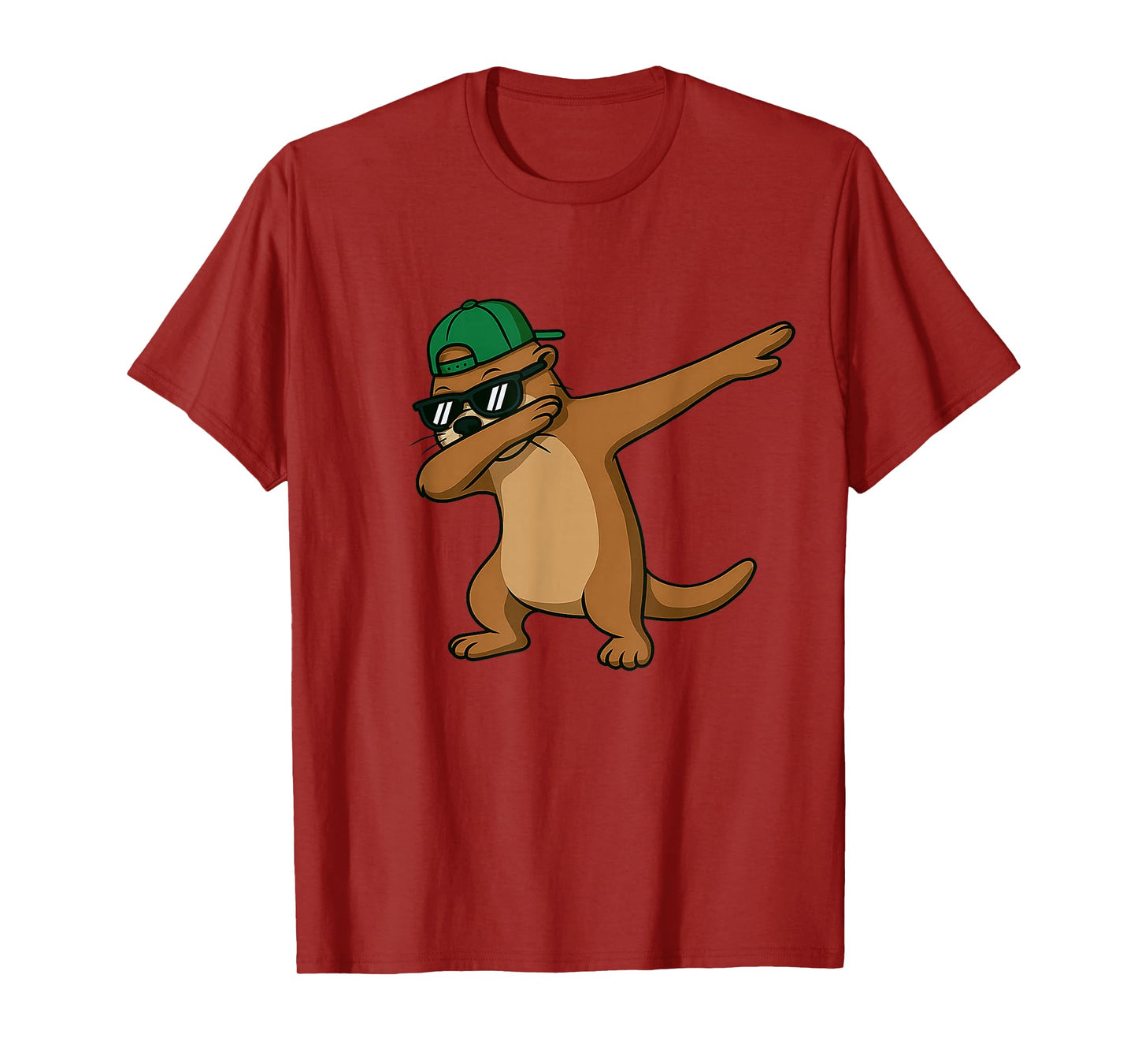 Otter Dab Meme Animal Dance Funny Gifts for Men Women Kid T-Shirt