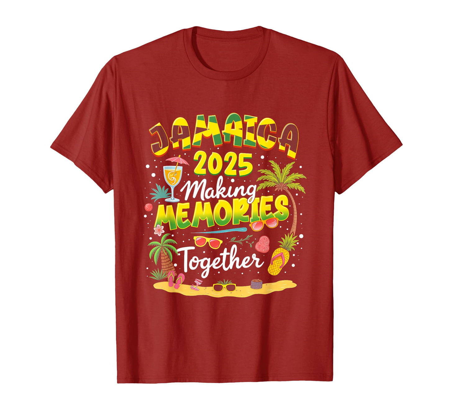 Jamaica 2025 Making-Memories Together Vacation Trip Family T-Shirt