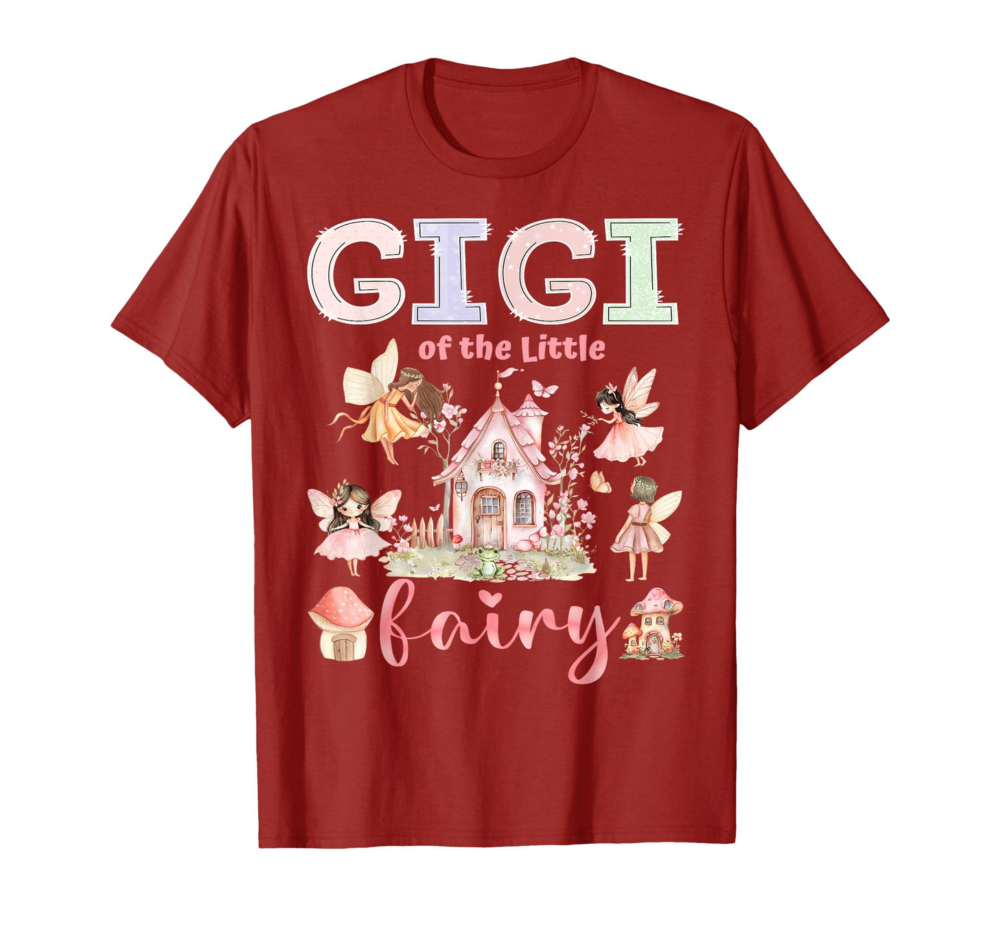Gigi Of The Little Fairy 1St Birthday Girl Fairytale T-Shirt