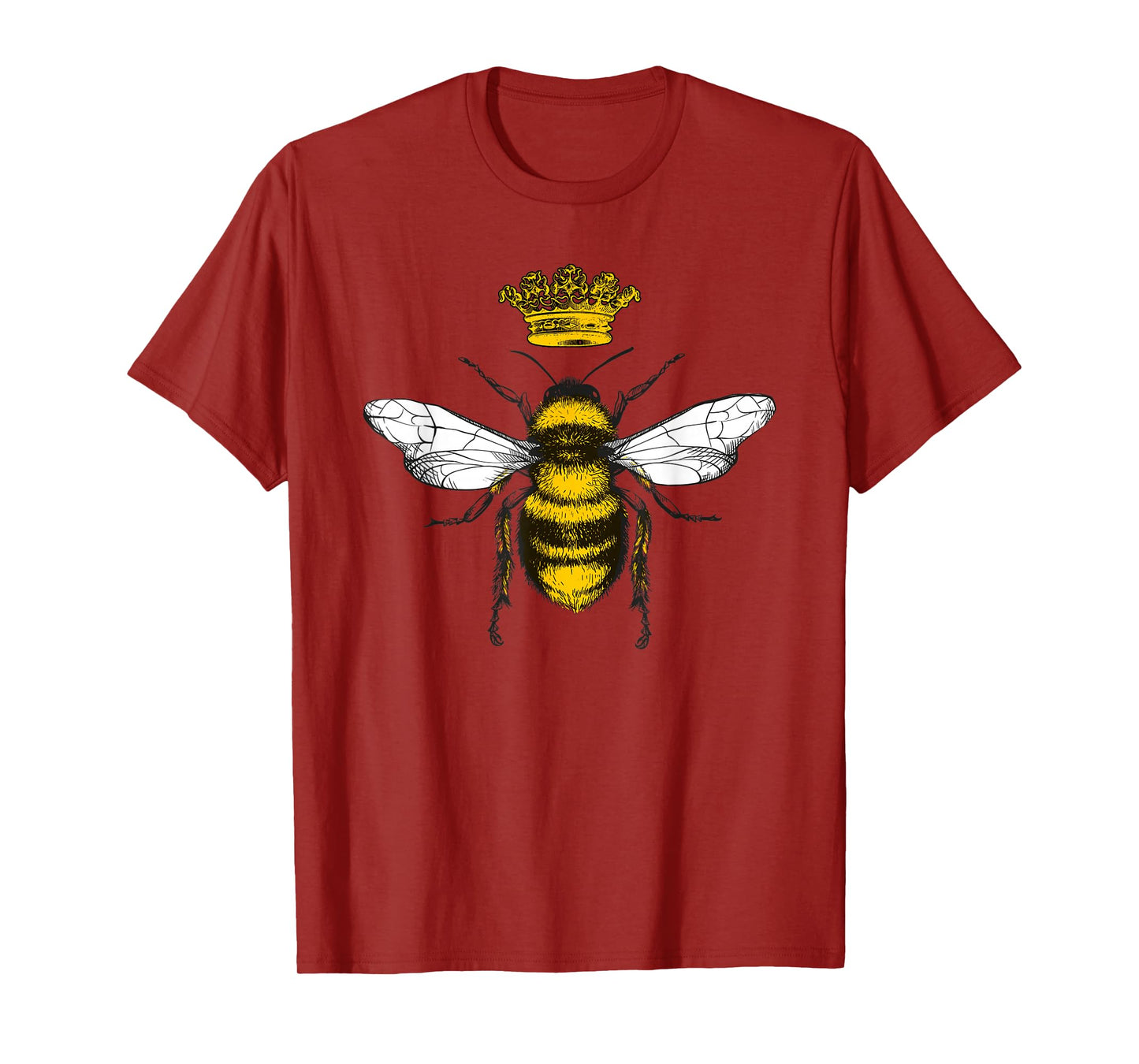 Vintage Queen Bee Shirt Women, Honey Bee Lovers Beekeeper T-Shirt