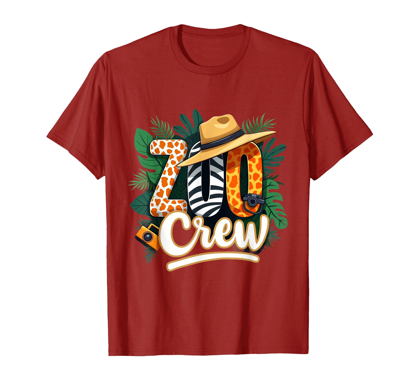 Zoo Crew Safari Adventure Wildlife Expedition Trip Animals T-Shirt