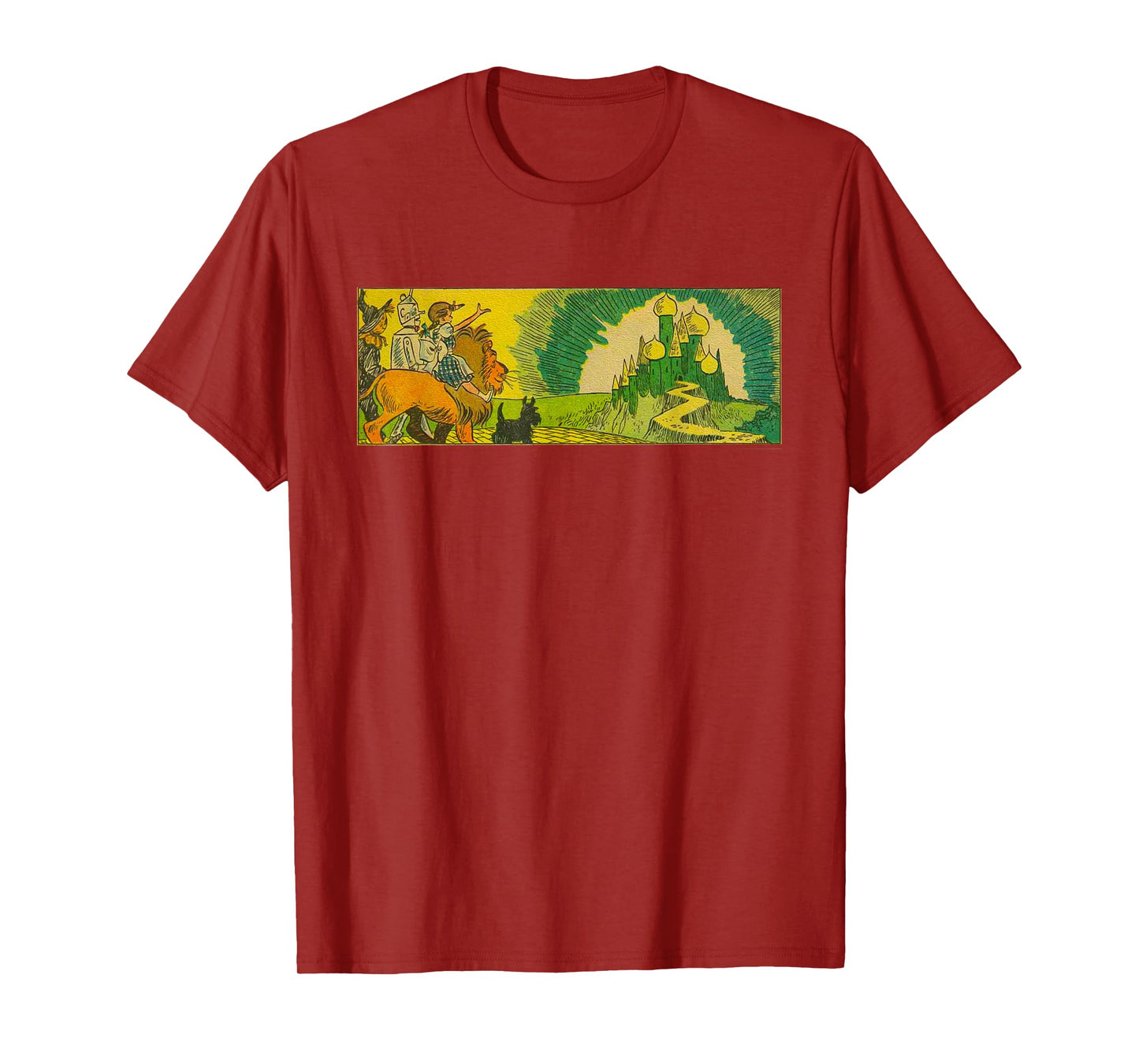 Tin Man Scarecrow Cowardly Lion Dorothy Toto Wizard of OZ T-Shirt