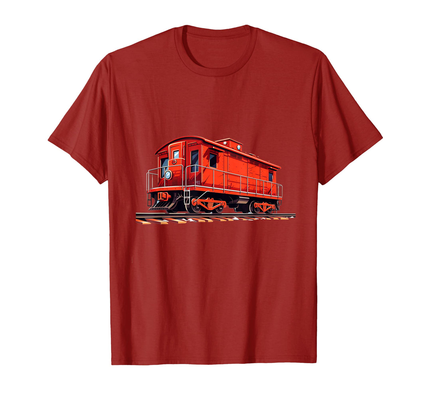 Funny Railroad Caboose for Rail and Railways Lovers T-Shirt