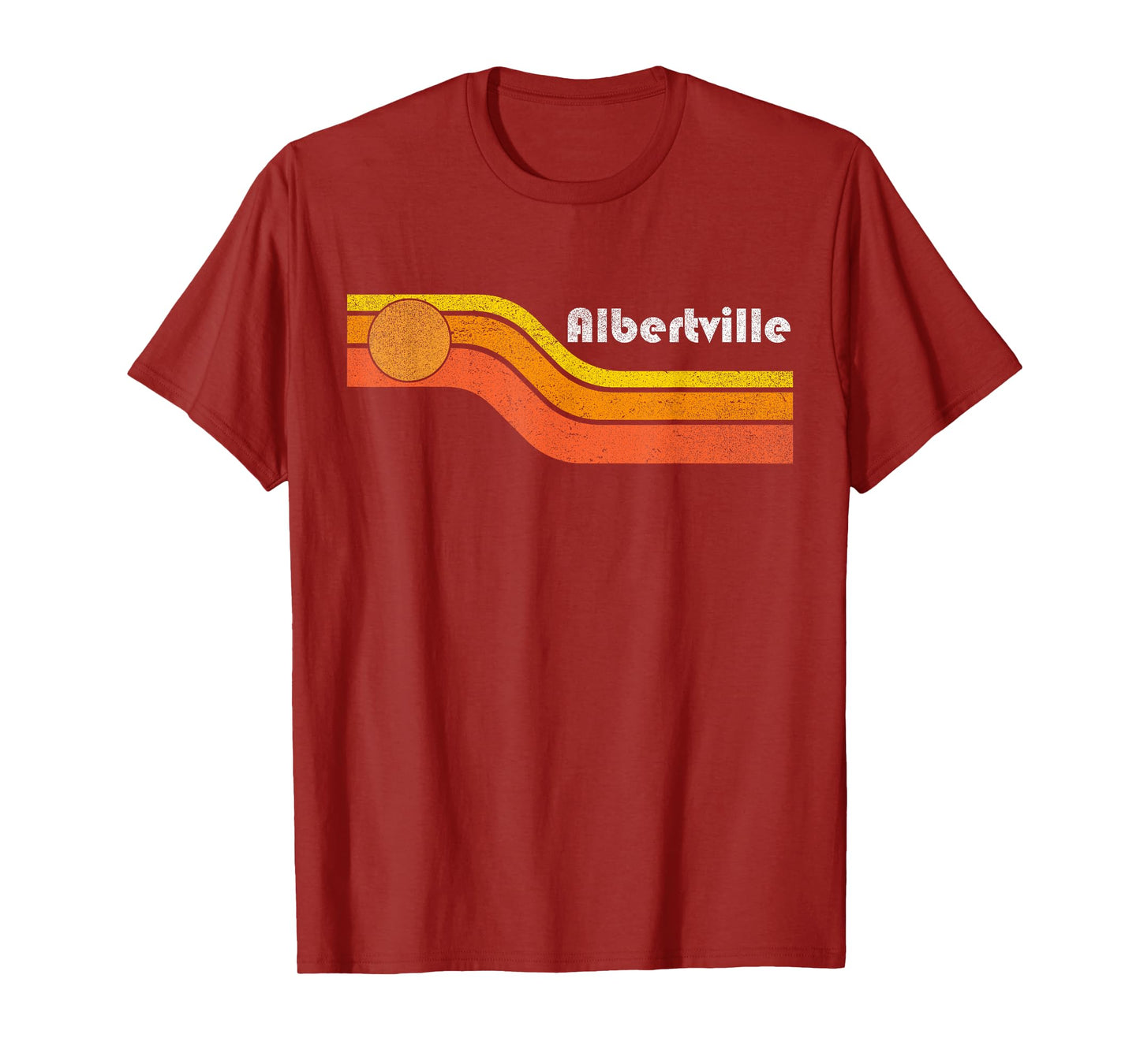 Albertville - Vintage Men Women 70s 80s Graphic Cool Retro T-Shirt