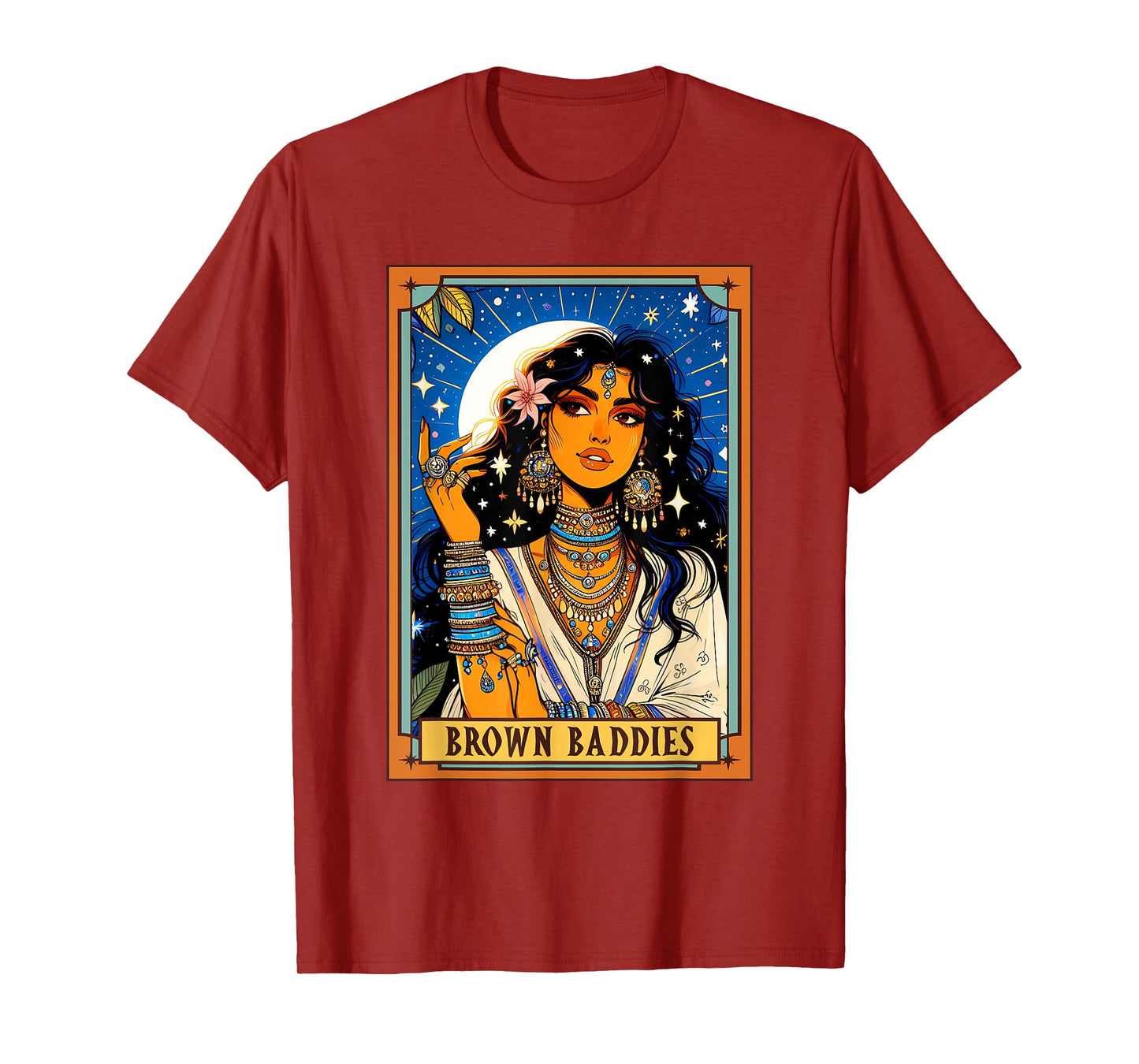 Proud Indian Girl India Traveling Desi Girl Brown A Badddies T-Shirt