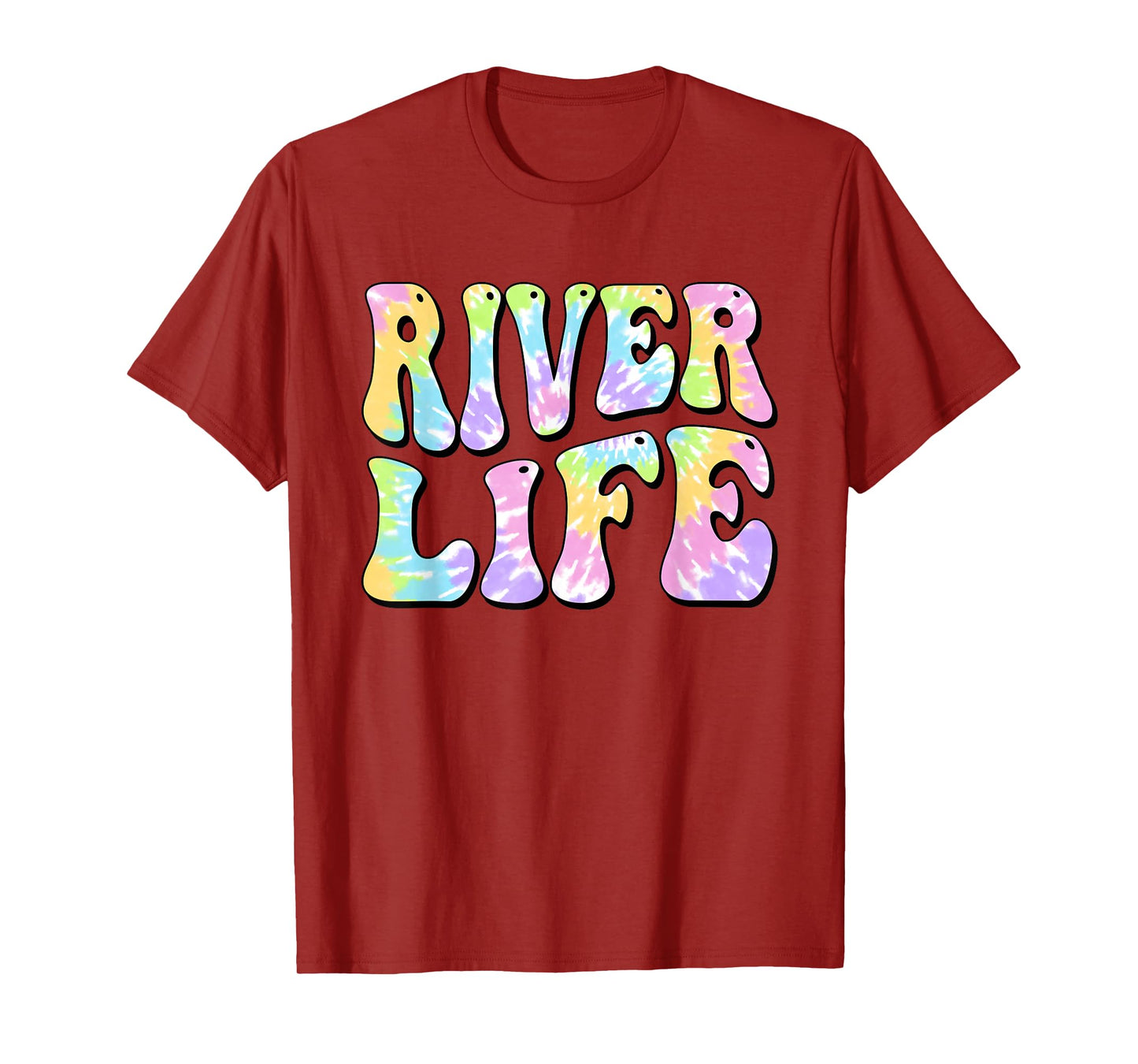 River Life Fun Fishing Boating River Bum Women Girl Kids T-Shirt