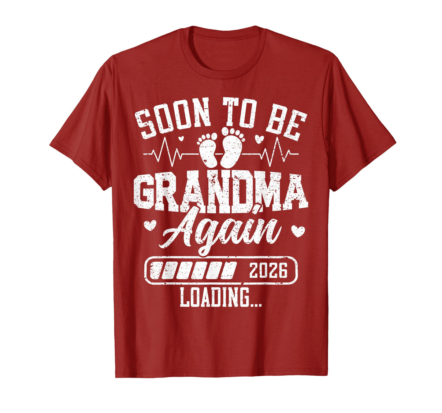 Soon to Be Grandma Again 2026 Loading Pregnancy Announcement T-Shirt