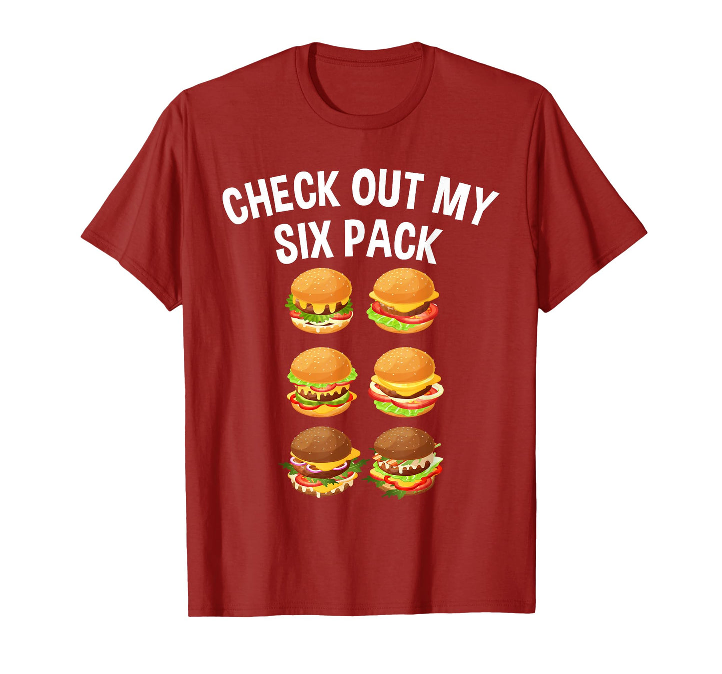 Best Hamburger Art Men Women Fast Food Cheeseburger Lovers T-Shirt