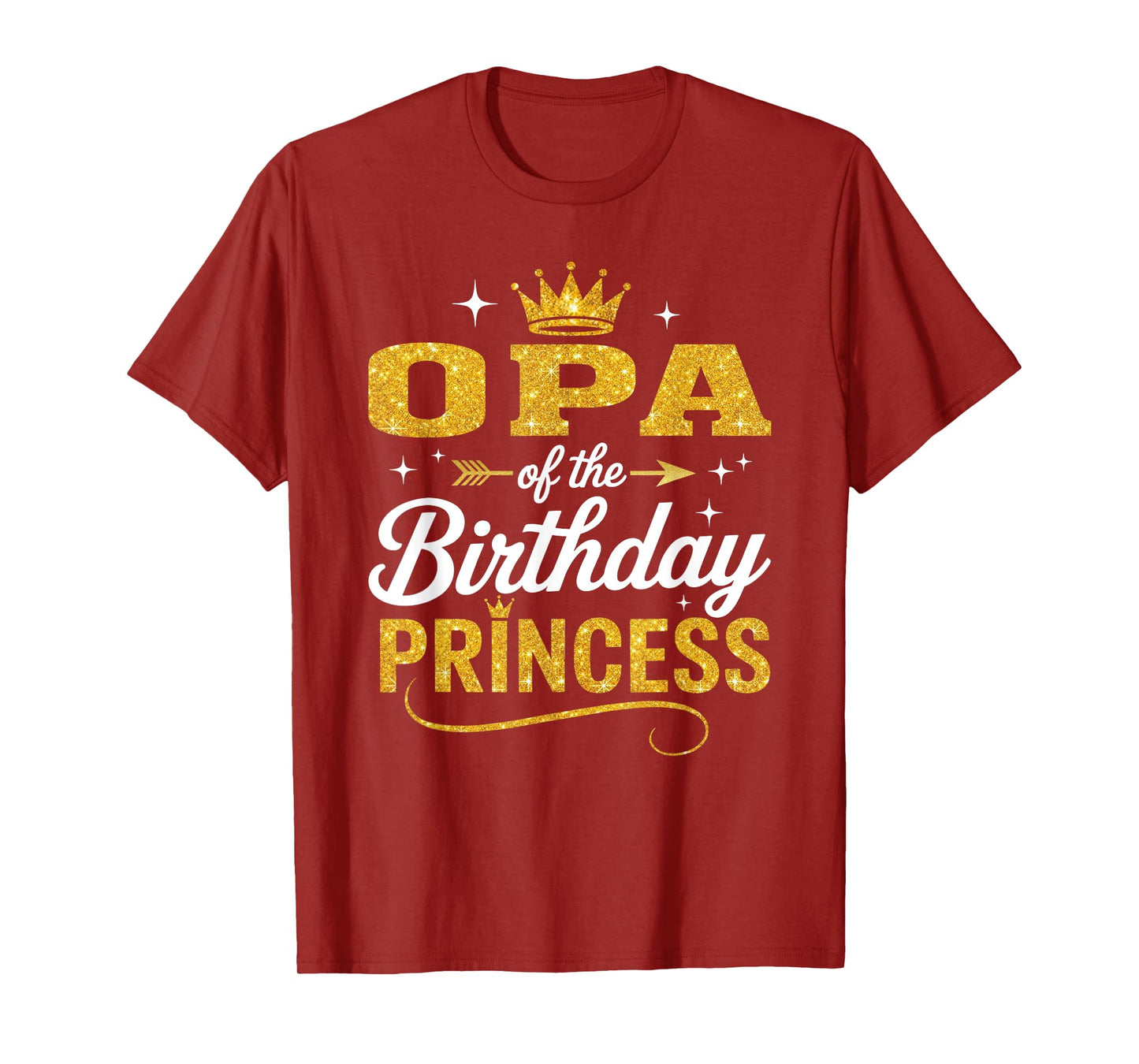 Opa Of The Birthday Princess Birthday Girl Kid Family T-Shirt