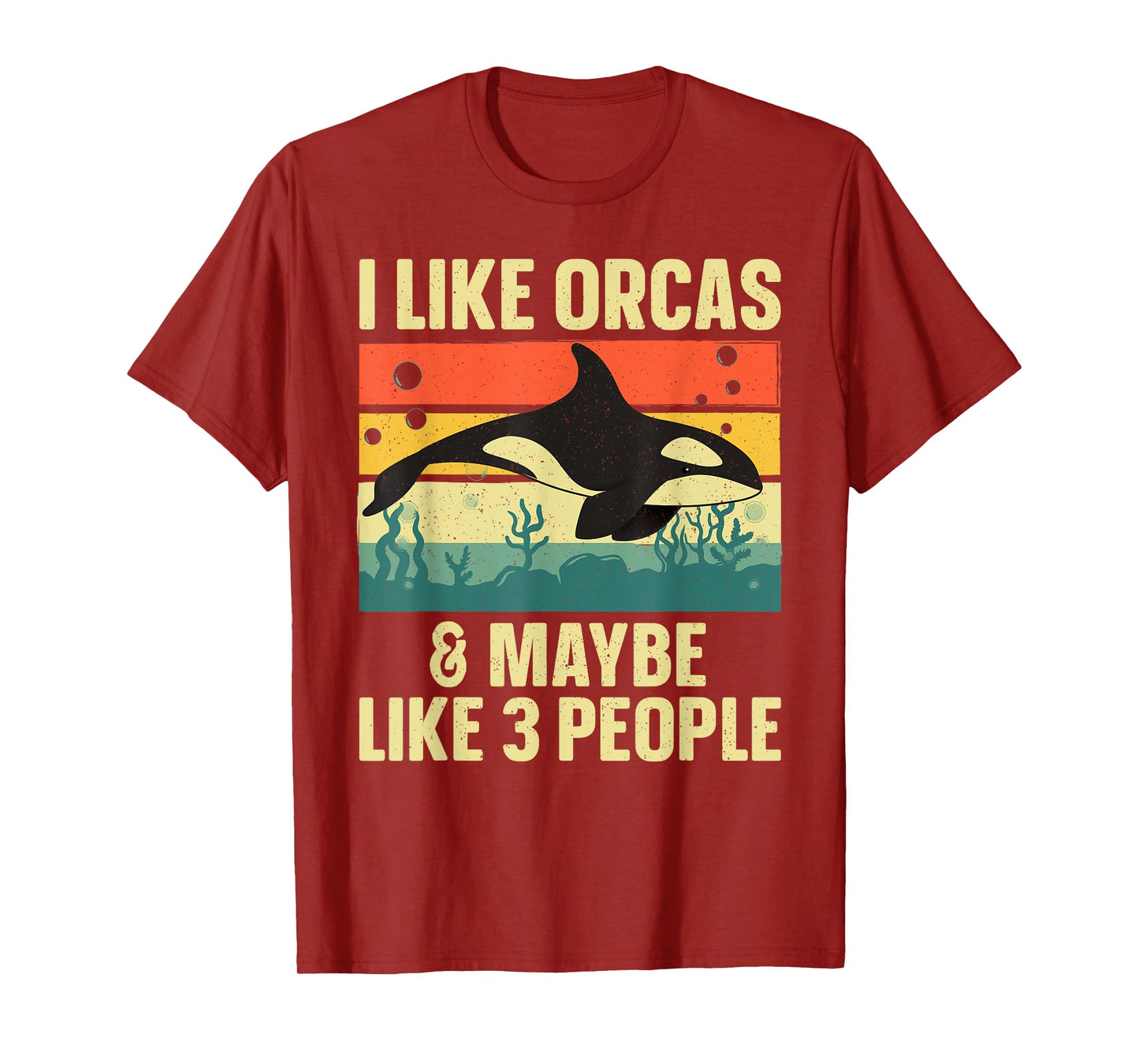 Cool Orca Design For Men Women Kids Killer Whale Ocean Orca T-Shirt