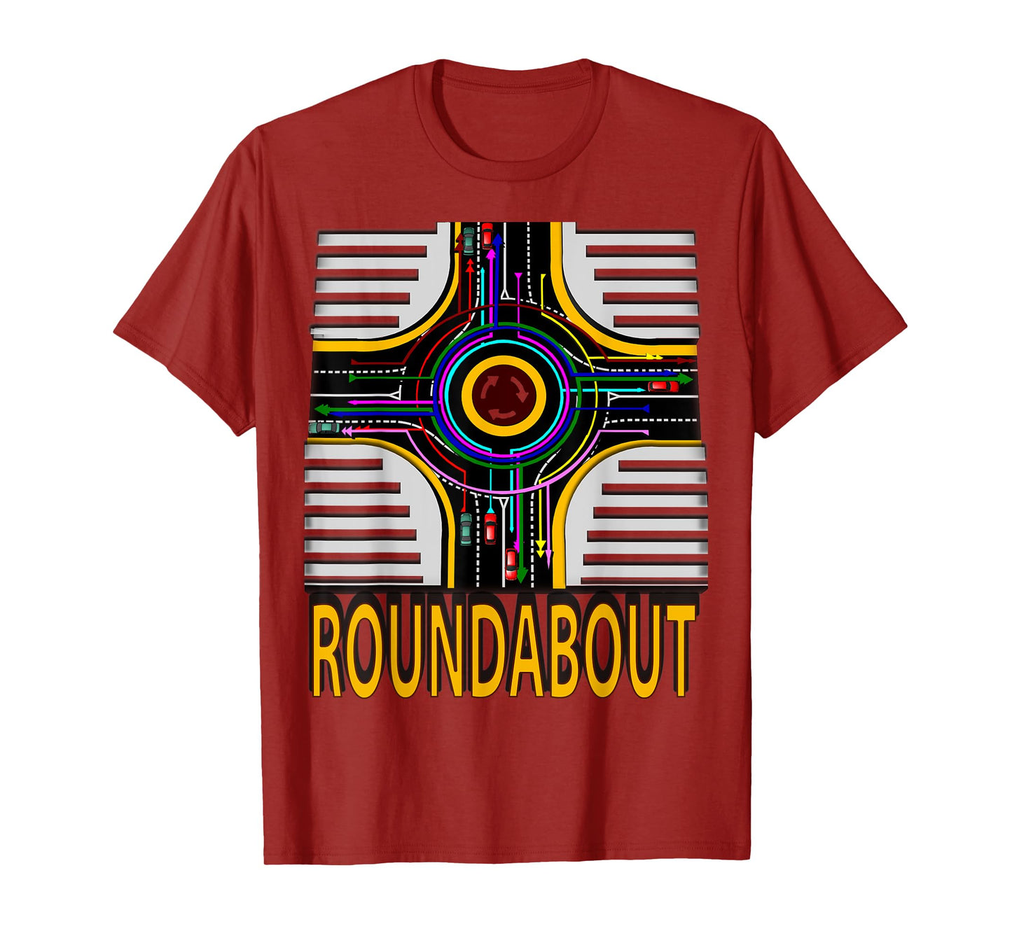 Roundabout traffic direction T-Shirt
