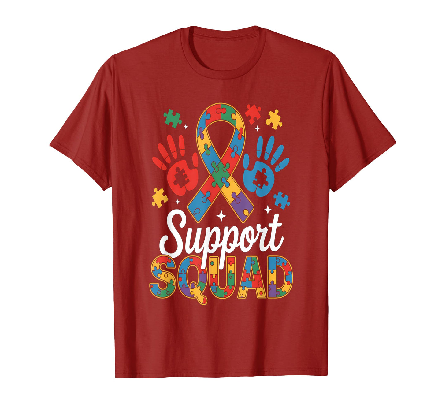 Autism Awareness Autism Support Squad Family T-Shirt