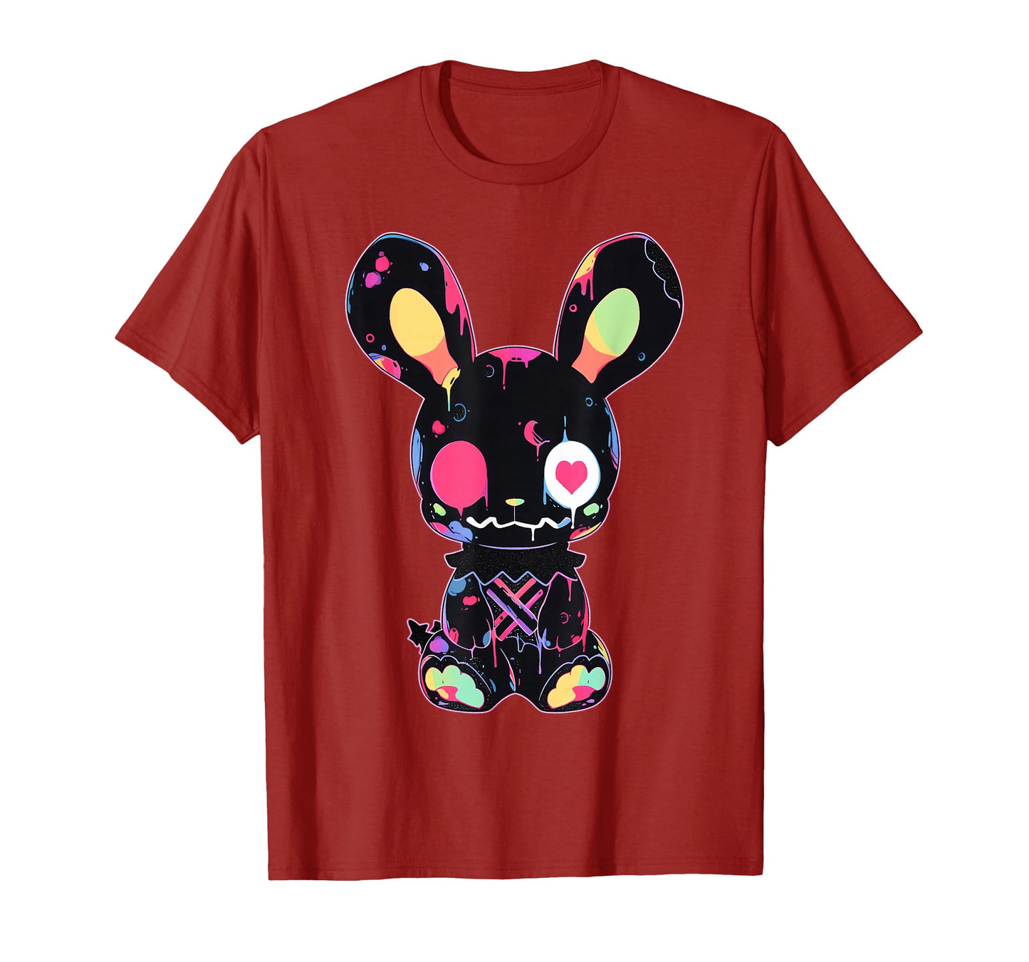 Goth Bunny Kawaii Rabbit Cute Gothic Outfit E-Girl Grunge T-Shirt