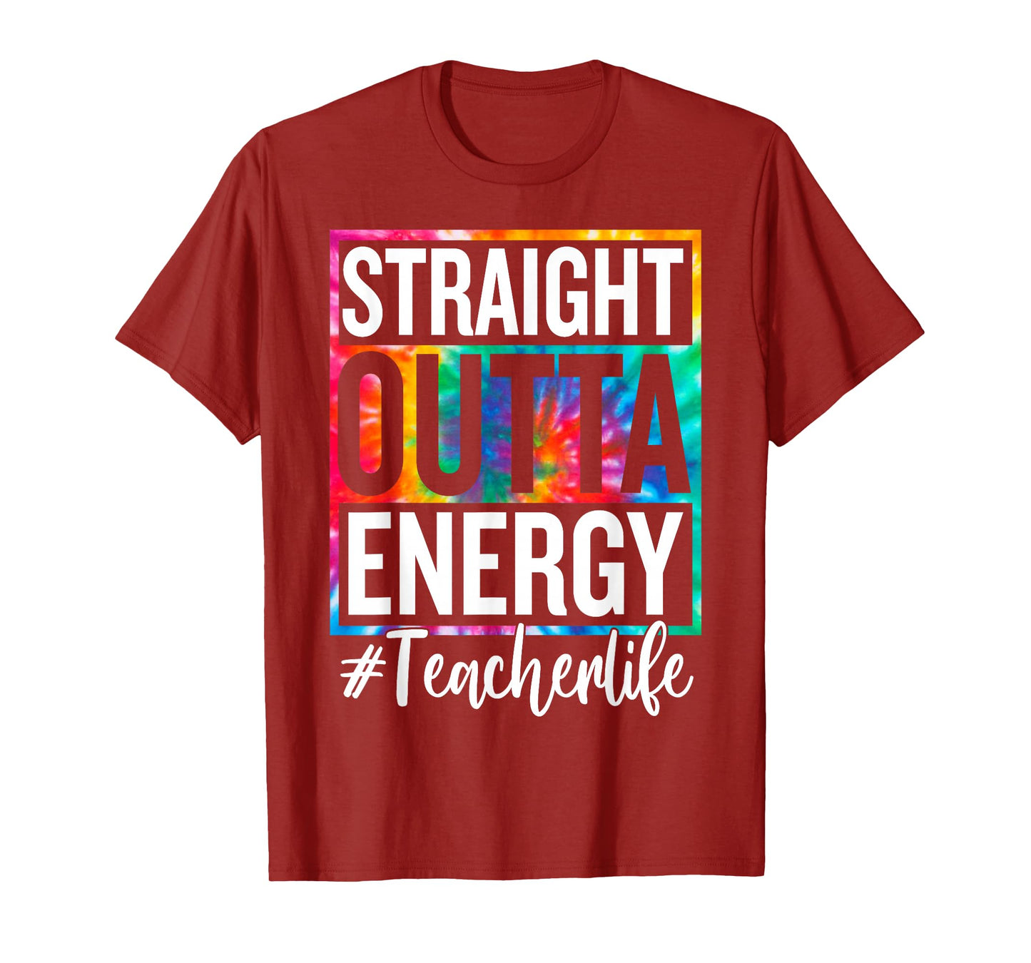 Paraprofessional Straight Outta Energy Teacher Life Gifts T-Shirt