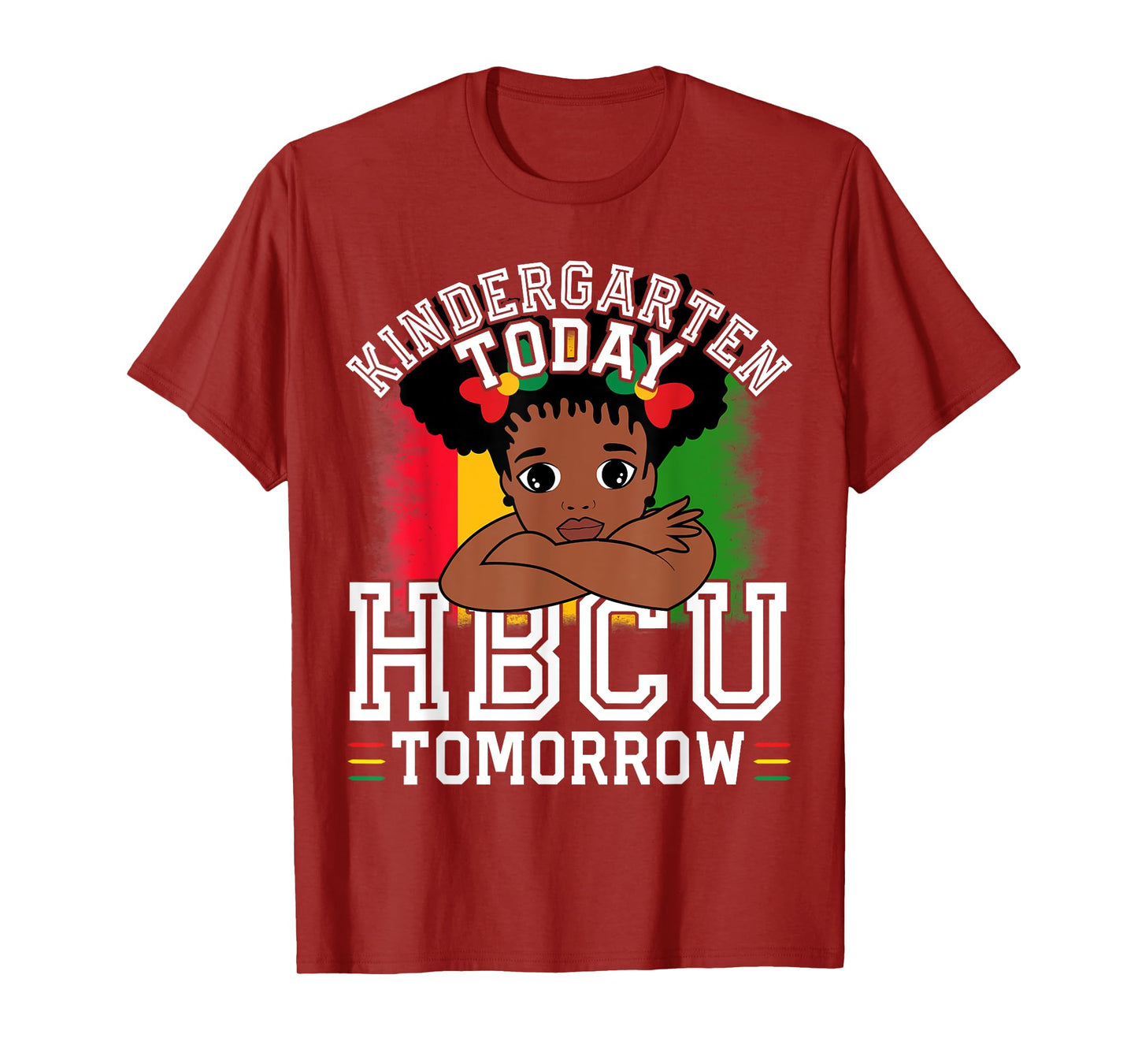 Kindergarten Today HBCU Tomorrow Future HBCU Grad Kids T-Shirt