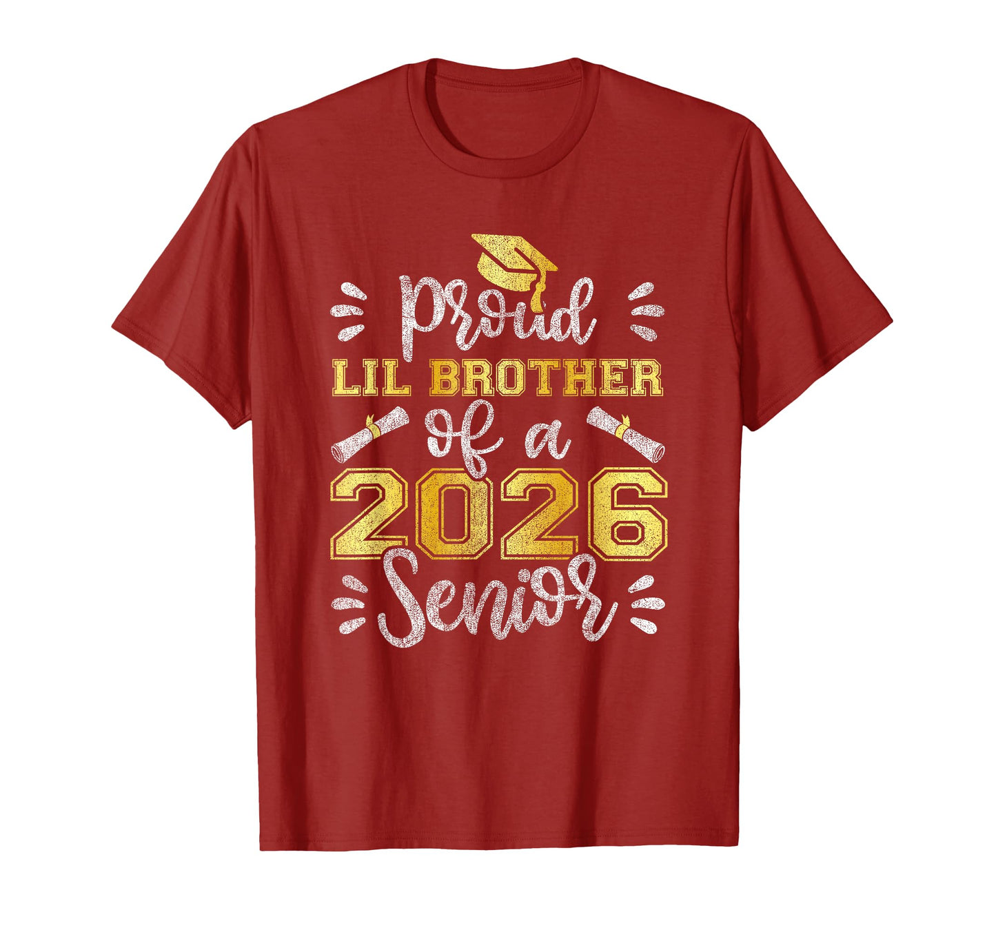 Proud Lil Brother of a 2026 Senior, Class Of 2026 Graduation T-Shirt