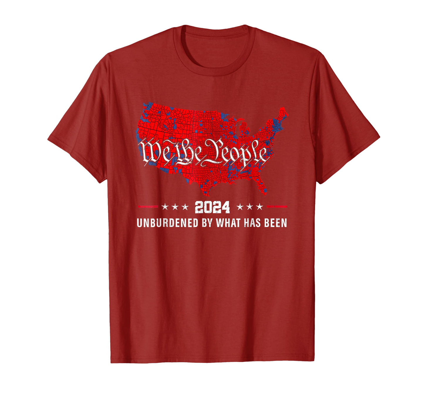 2024 Trump Winner Election Map Unburdened By What Has Been T-Shirt