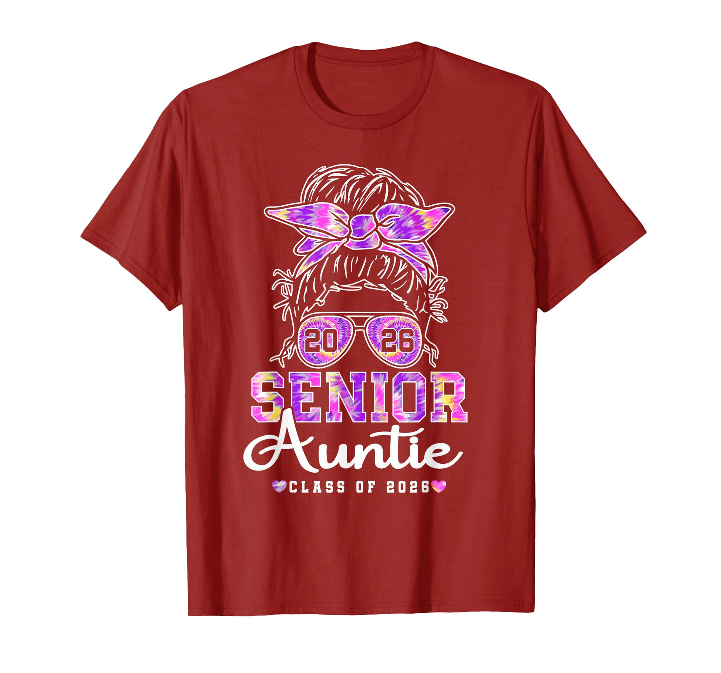 Senior Aunt 2026 Auntie Of Senior 2026 Class Of 2026 Aunt T-Shirt