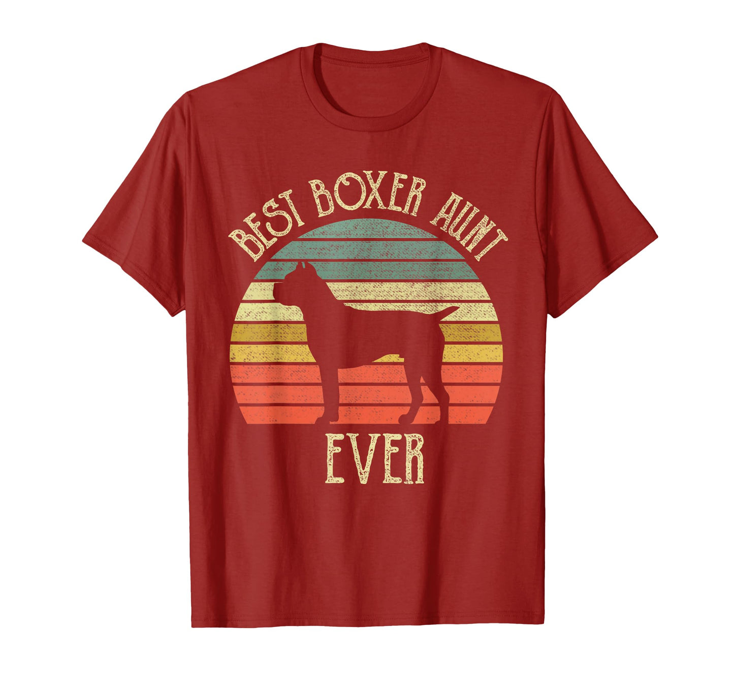 Vintage Best Boxer Aunt EVER dog lover gift for mother's day Men Women T-Shirt