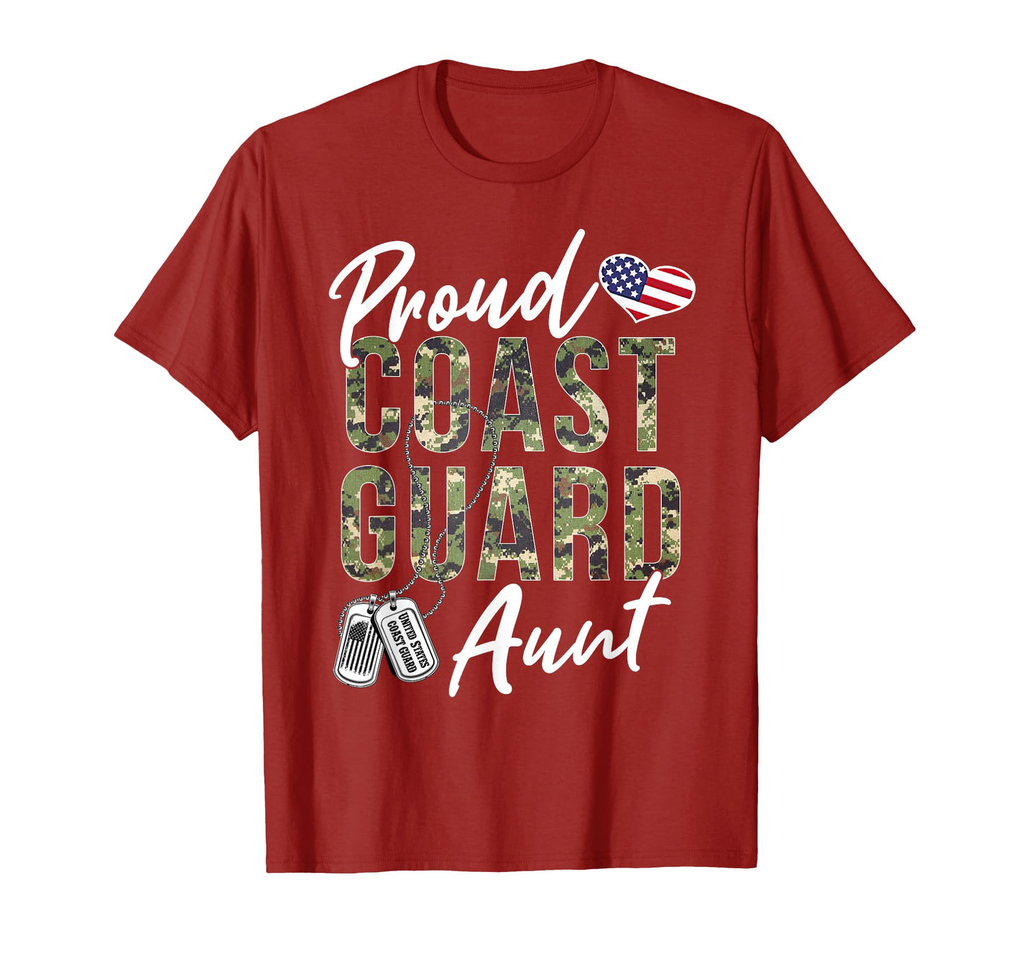 Proud Coast Guard Aunt US Coast Guard Graduation Aunt T-Shirt