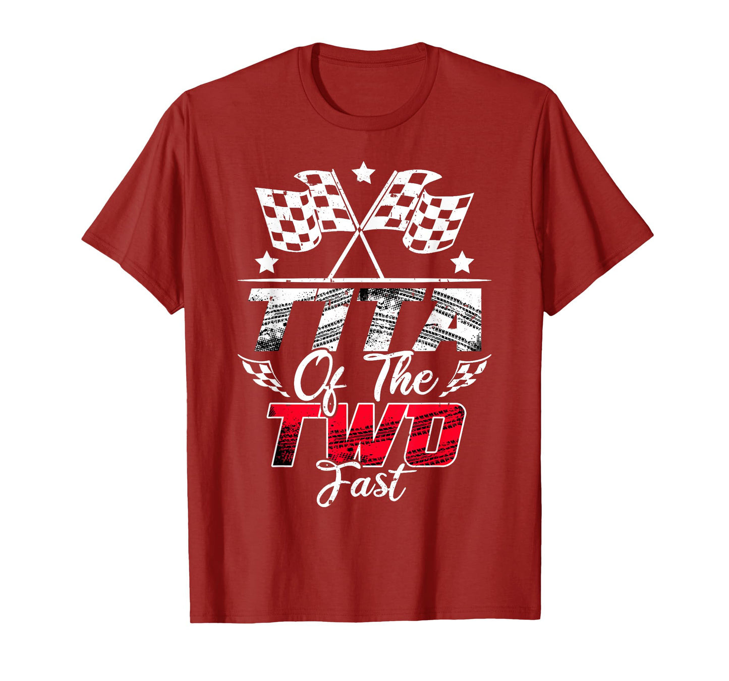 Tita Of The Two Fast Second Birthday Racing Car Family T-Shirt