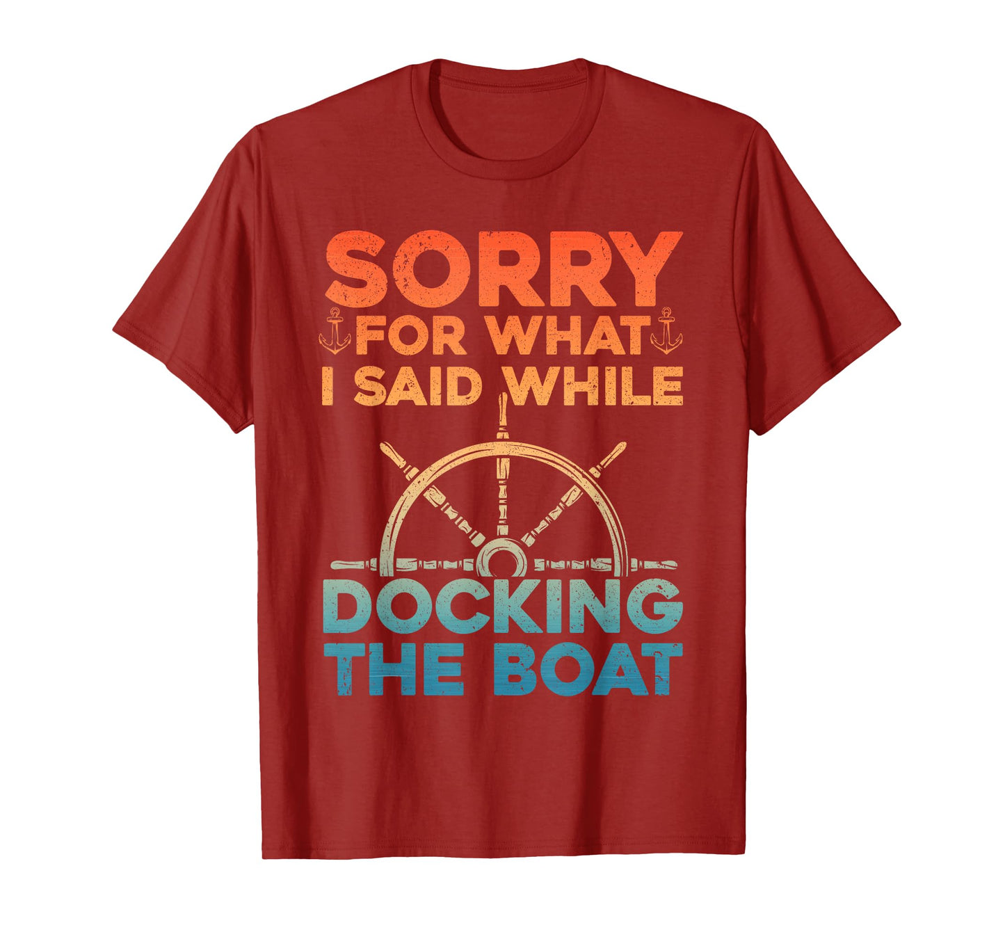 Funny Boating For Men Women Docking The Boat Captain Boater T-Shirt