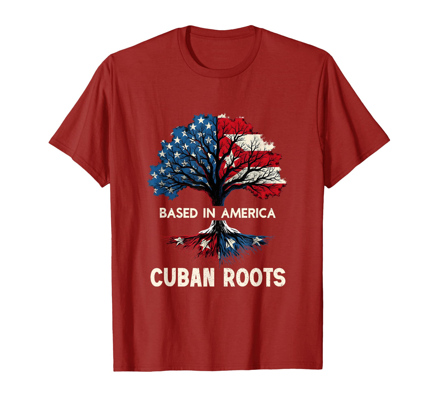 Cuban Roots Hispanic Heritage Month American Raised T-Shirt