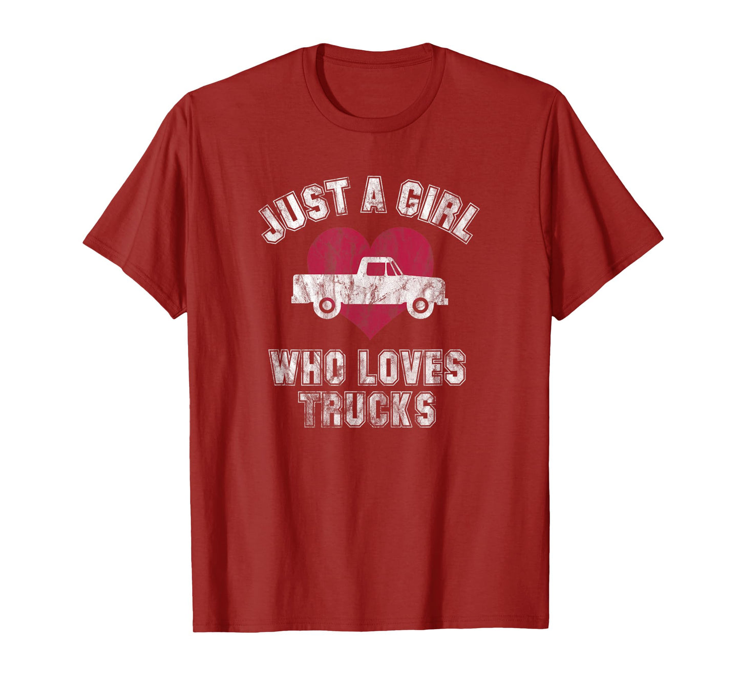 Just A Girl Who Loves Trucks T-Shirt