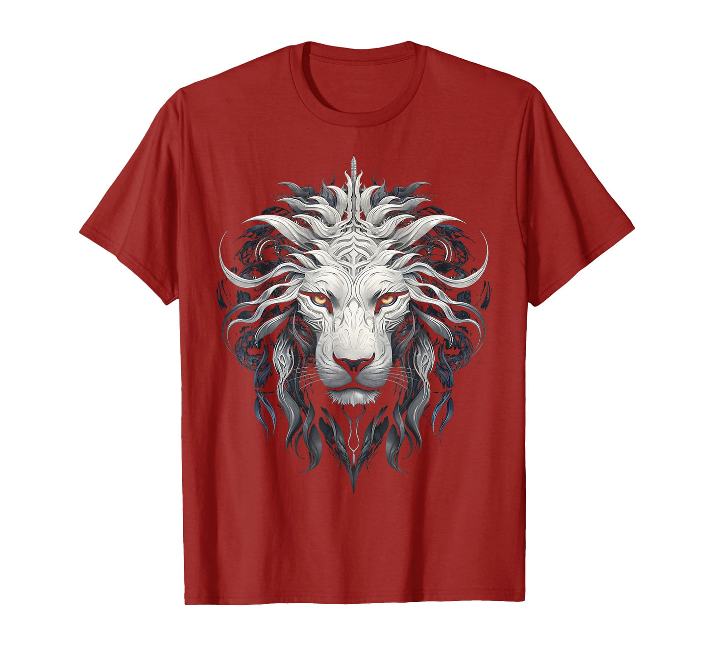 Lion Mandala Animal Zoo Illustration Lion T-Shirt